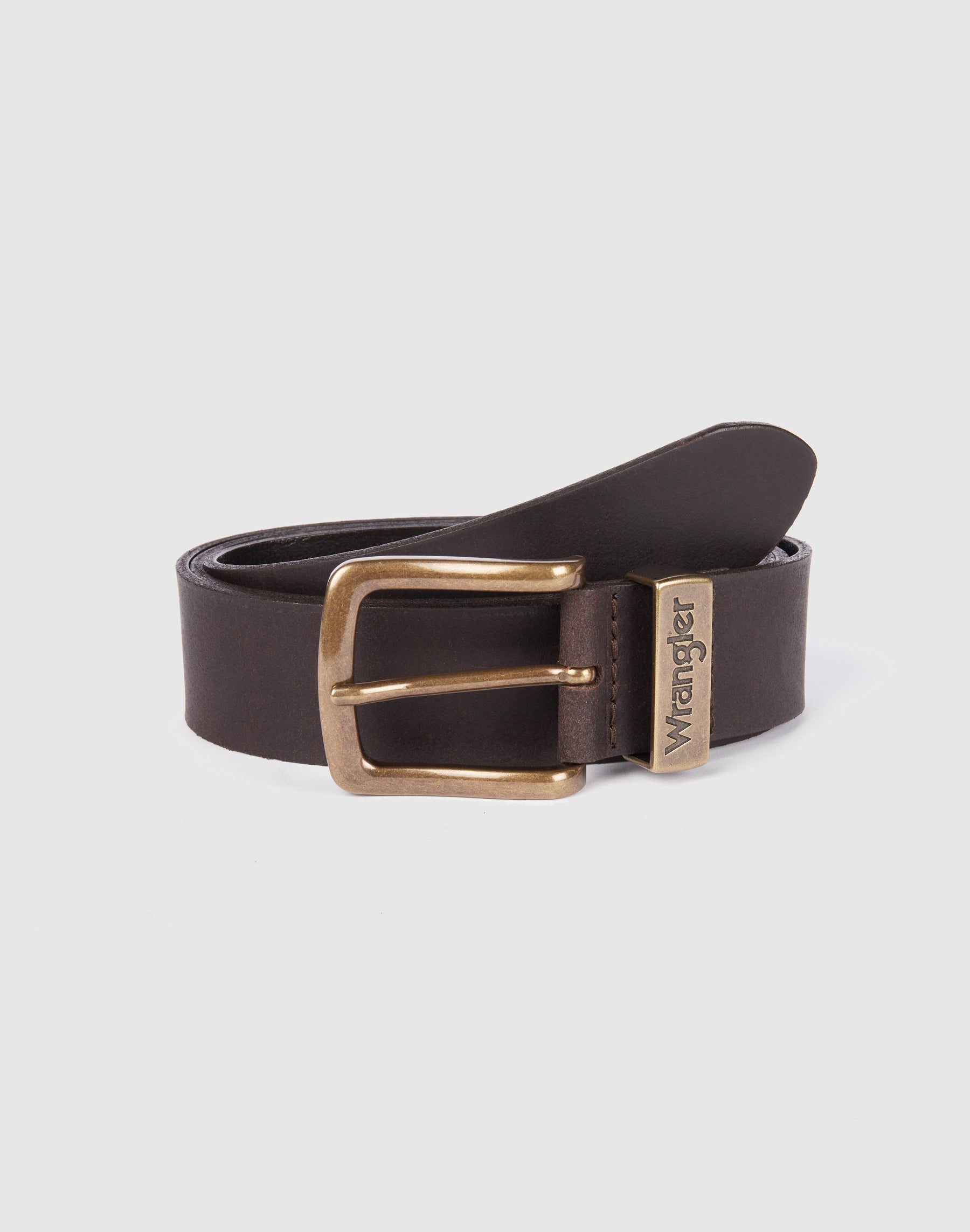 Metal Loop Belt in Brown Belt Wrangler