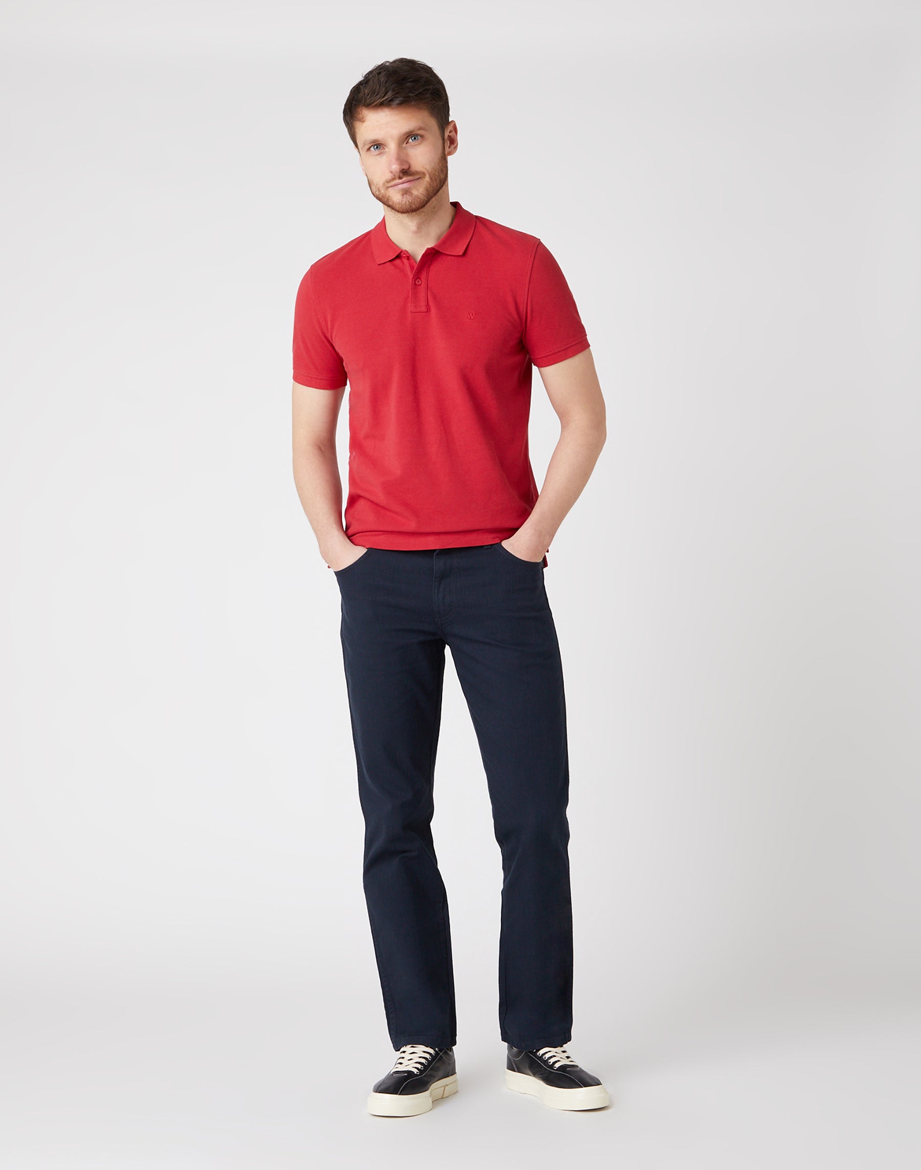 Regular Fit Low Stretch in Navy Pants Wrangler
