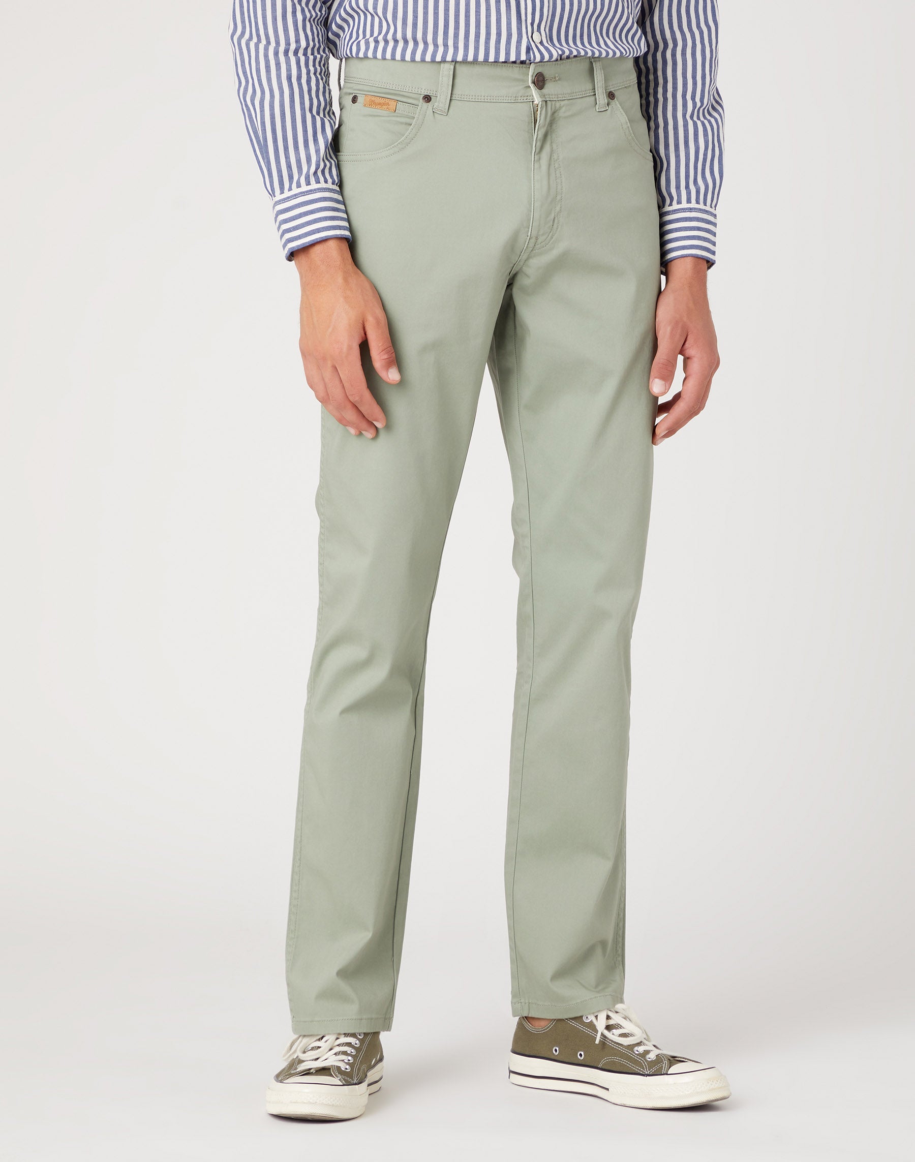 Texas Slim Medium Stretch in Sea Grass Pants Wrangler