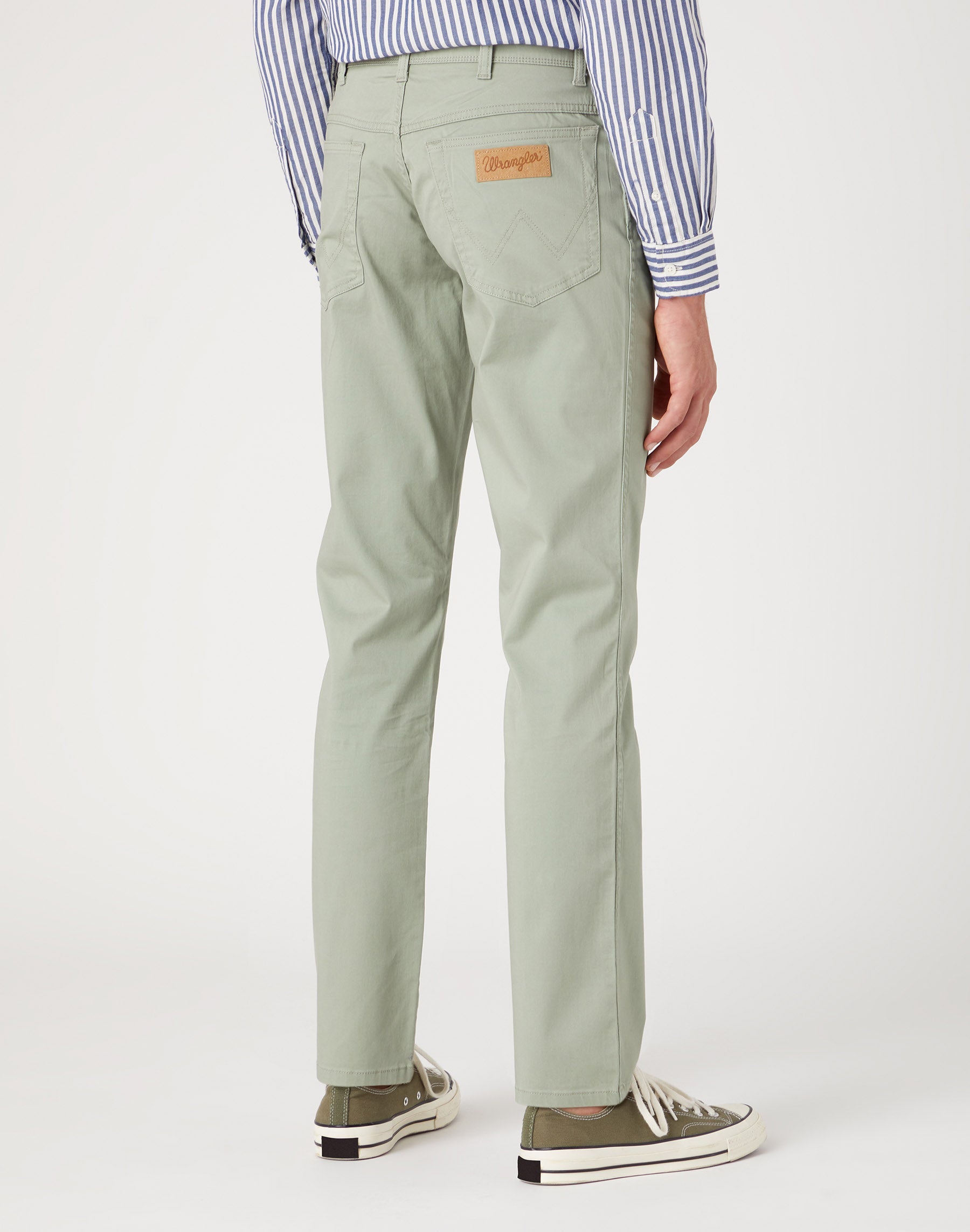 Texas Slim Medium Stretch in Sea Grass Pants Wrangler