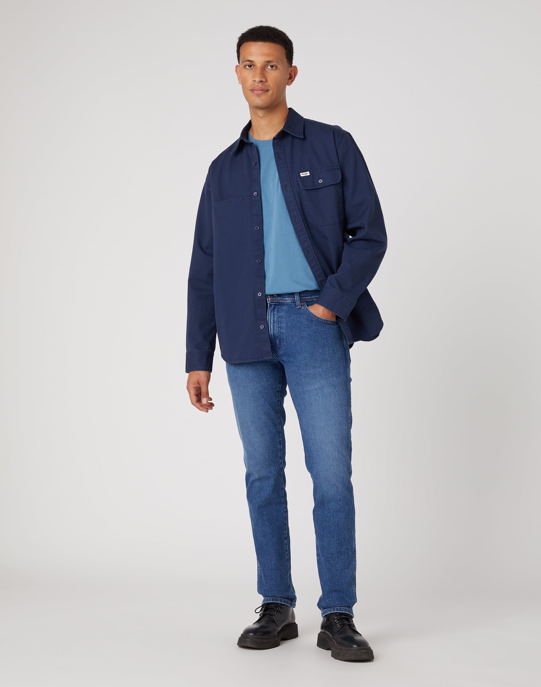 Texas Slim Low Stretch in Cool Shade Jeans Wrangler