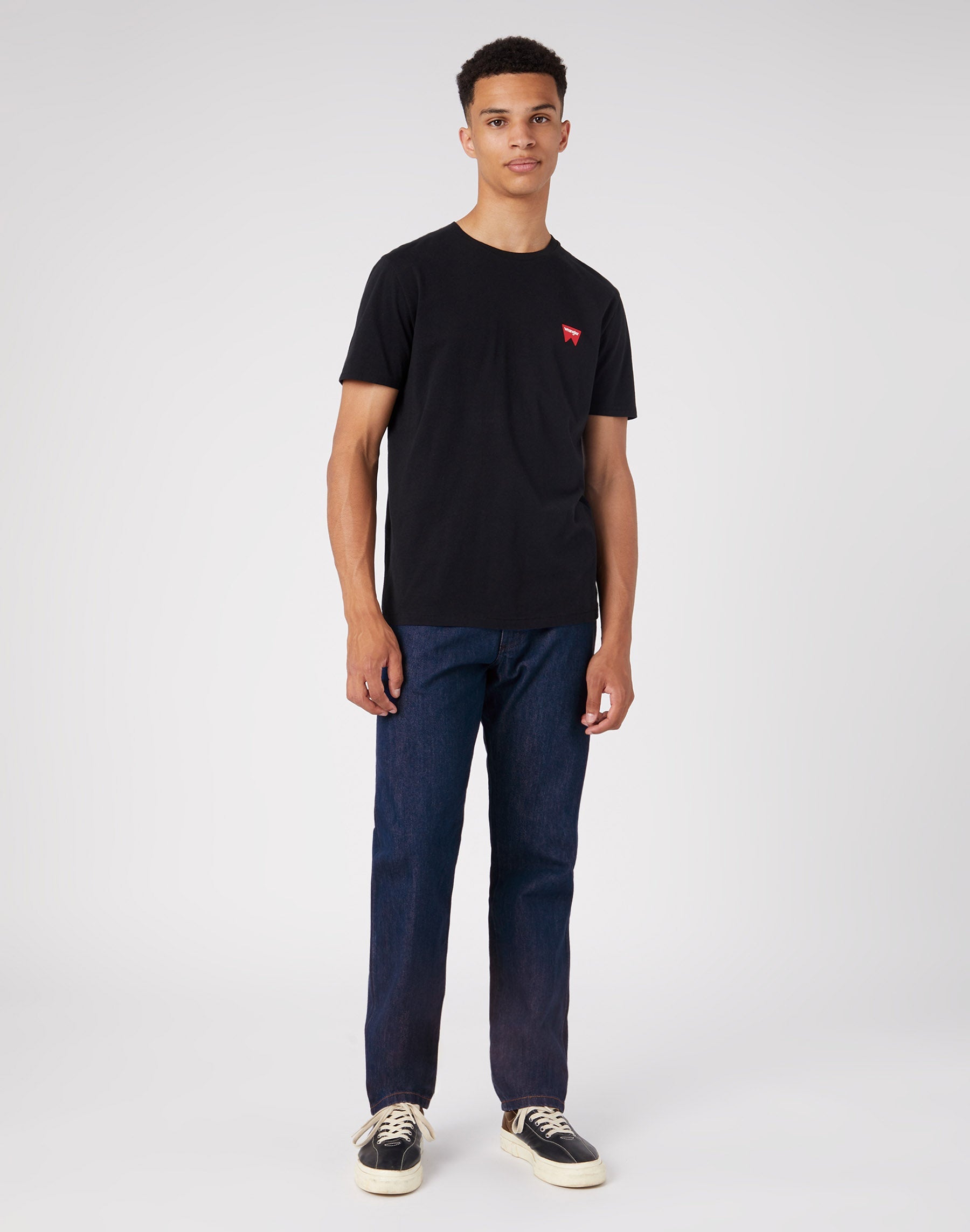 Frontier in Wrangler Blue Jeans Wrangler