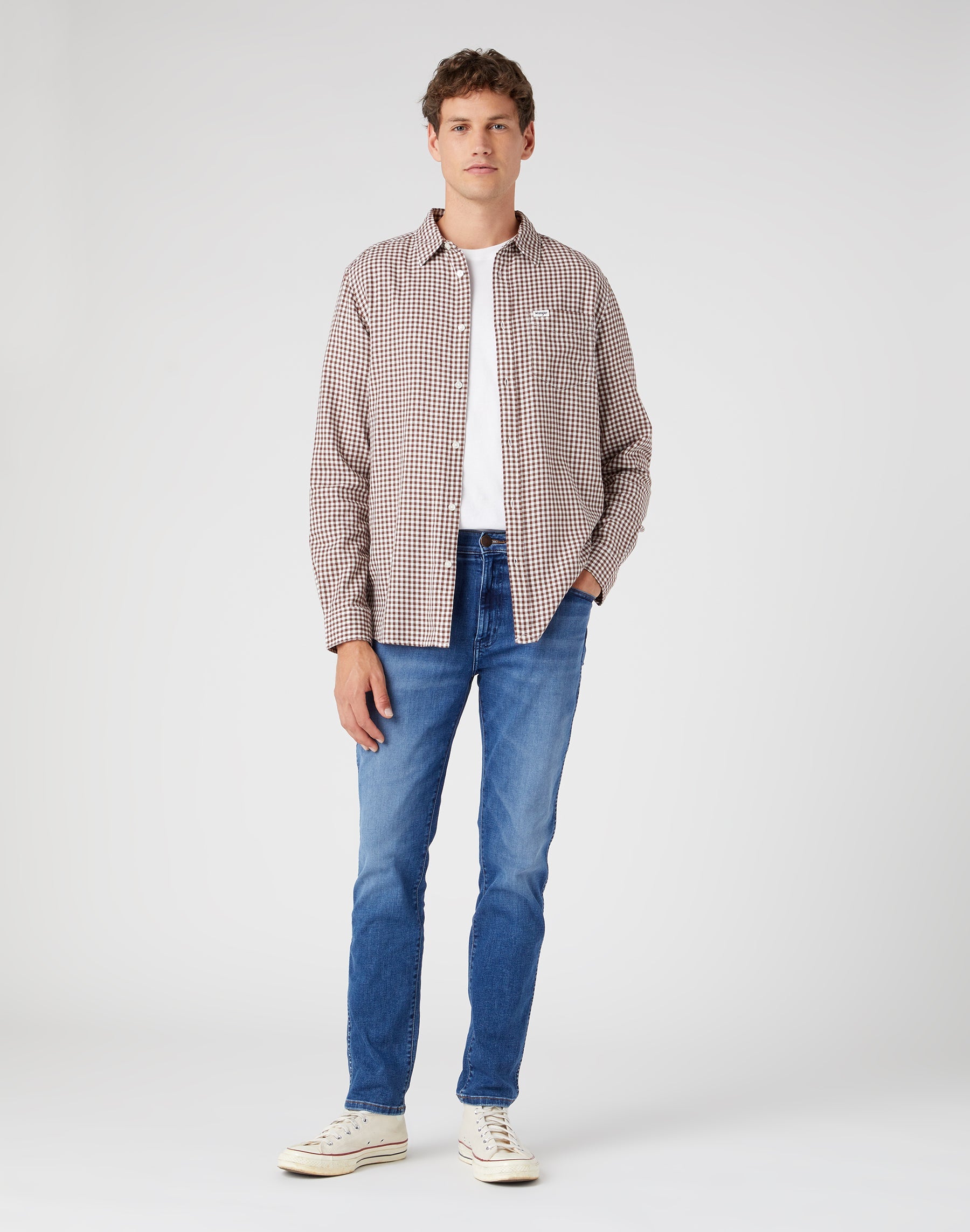 Larston High Stretch in Rough Rided Jeans Wrangler