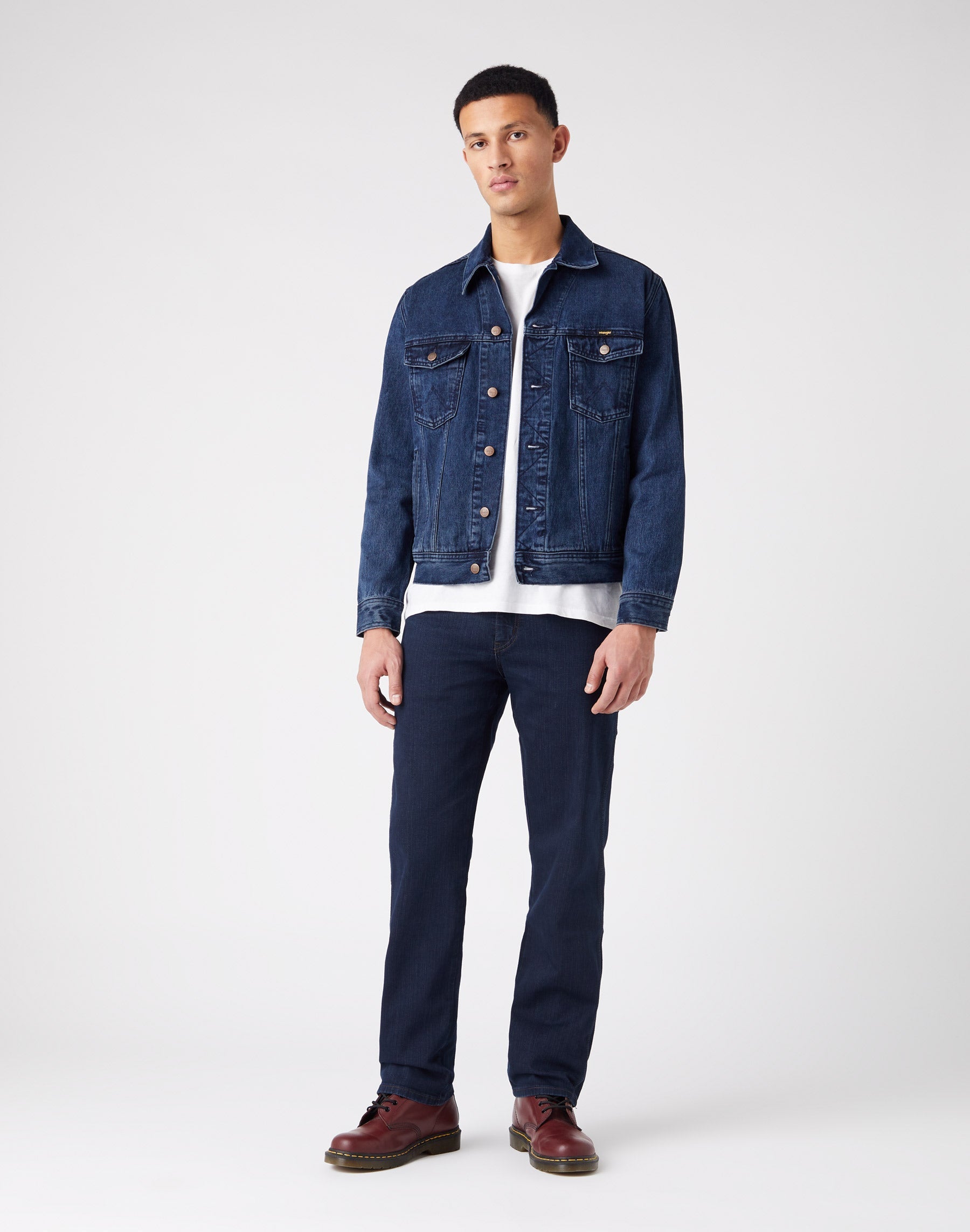 Authentic Jacket in Coalblue Stone Jackets Wrangler