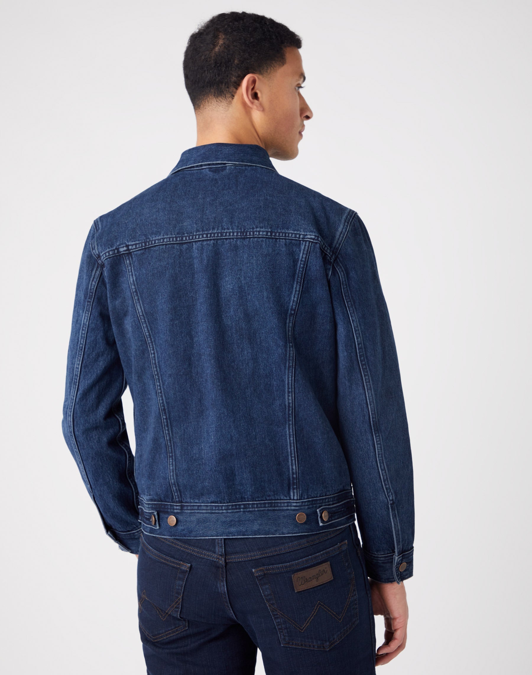 Authentic Jacket in Coalblue Stone Jackets Wrangler