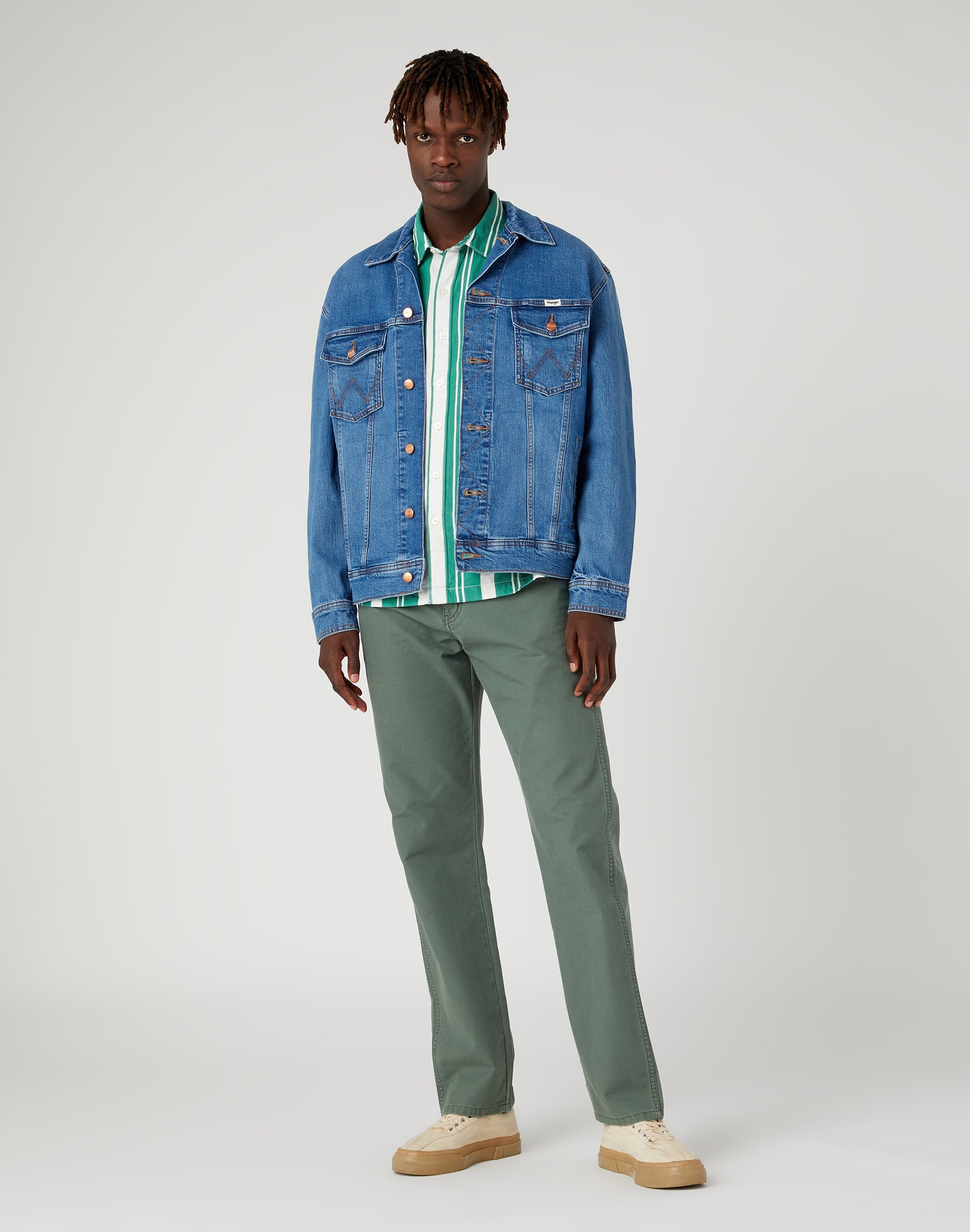 Anti Fit Jacket in Blue Eyes Blue Jackets Wrangler