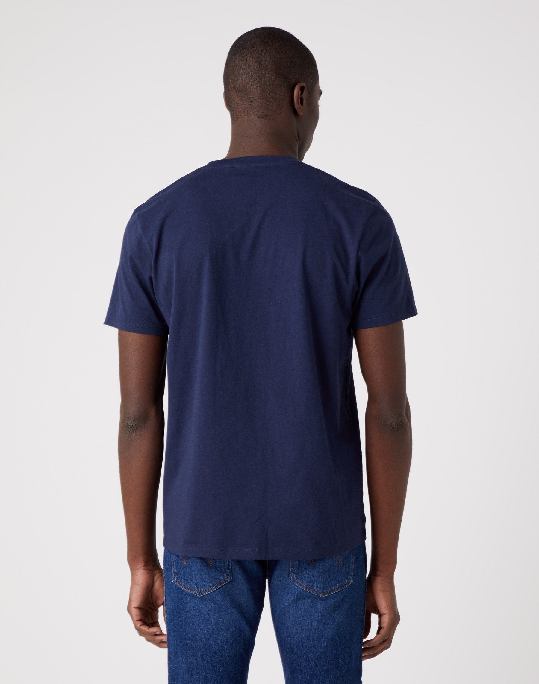 2Pack Sign Off Tee in Real Navy T-Shirts Wrangler