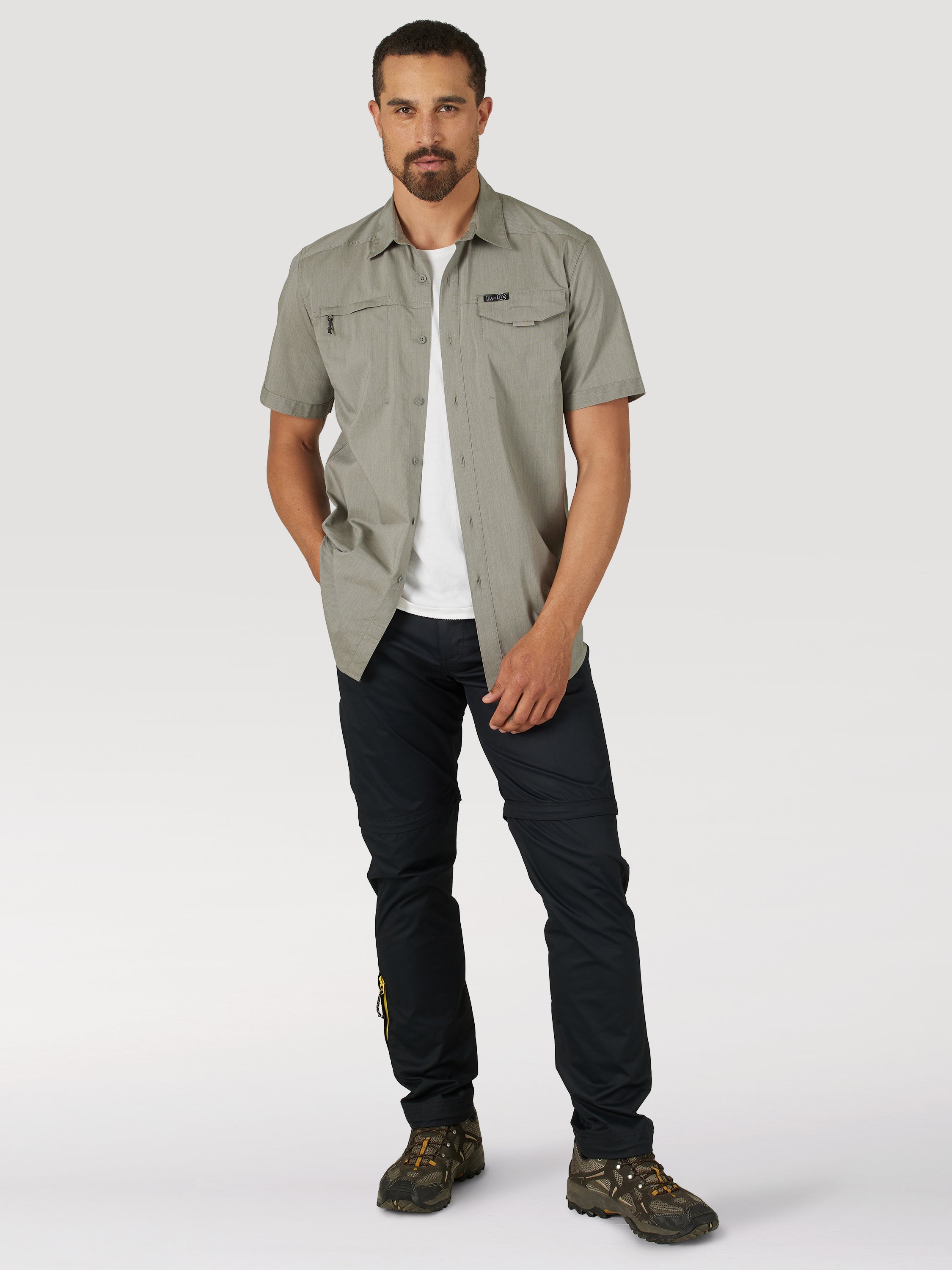 All Terrain Gear Packable Zipoff Cargo in Black Pants Wrangler
