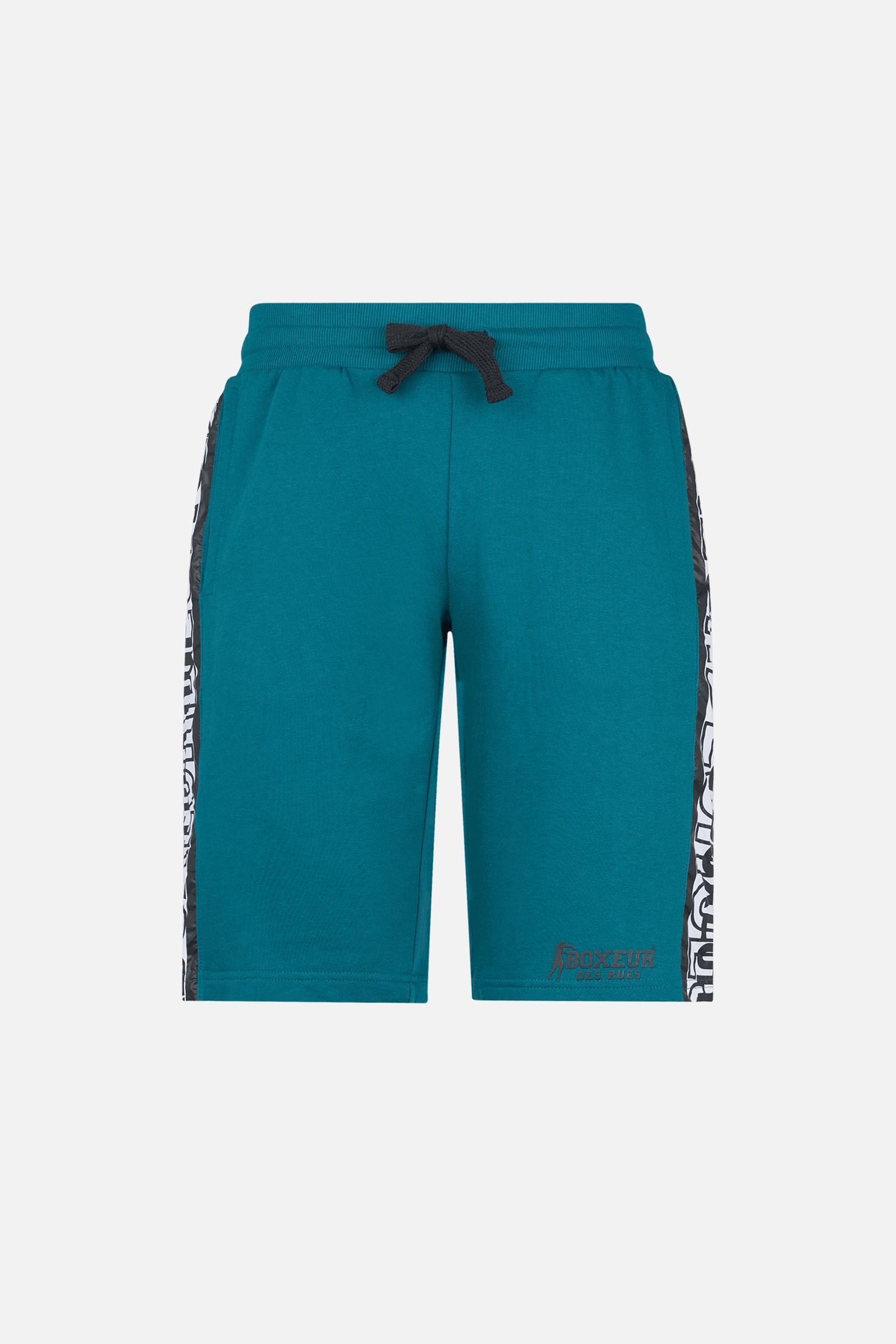 Short Sweatpants W/ Inserts in Ocean Shorts Boxeur des Rues