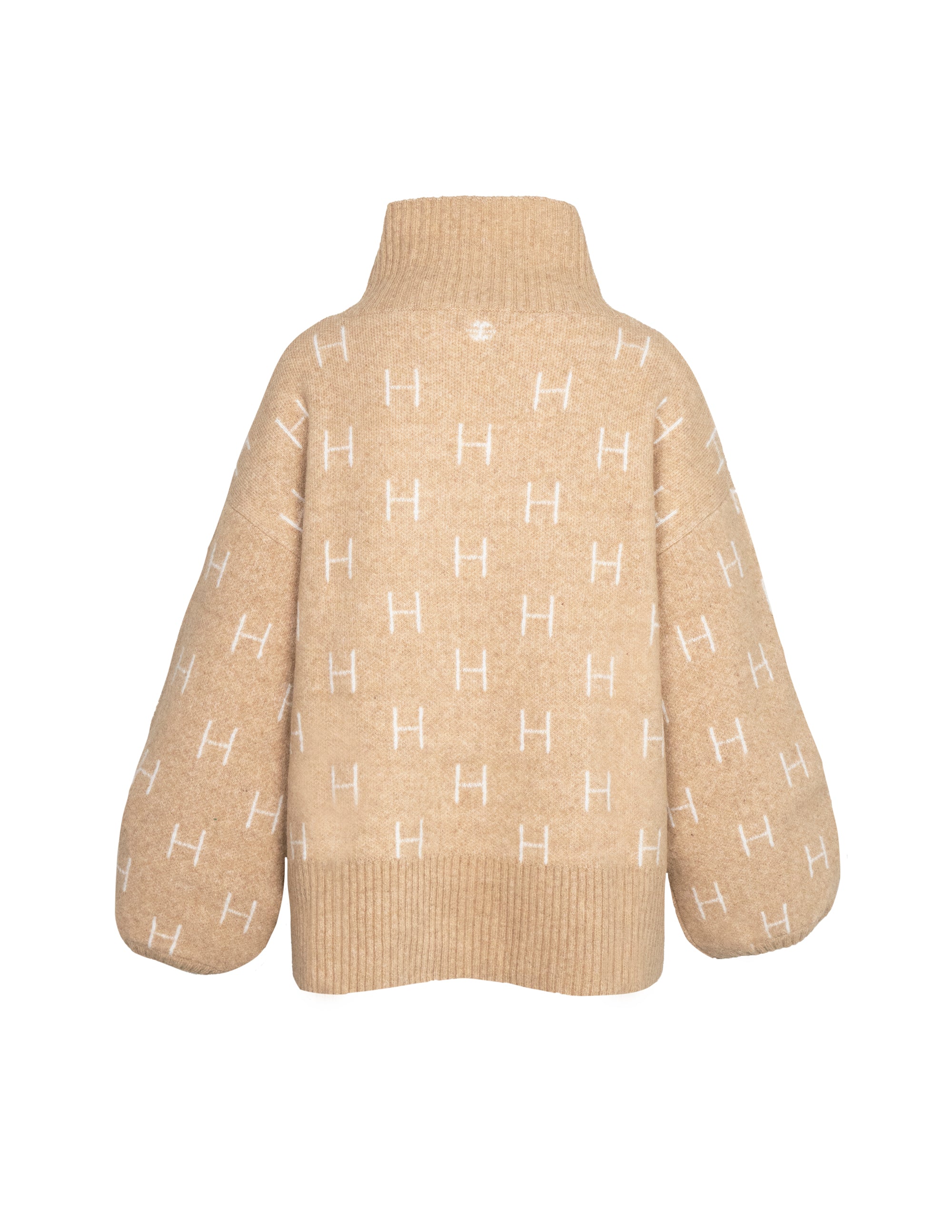 FAM Sweater Short in Light Beige Sweater Hést   