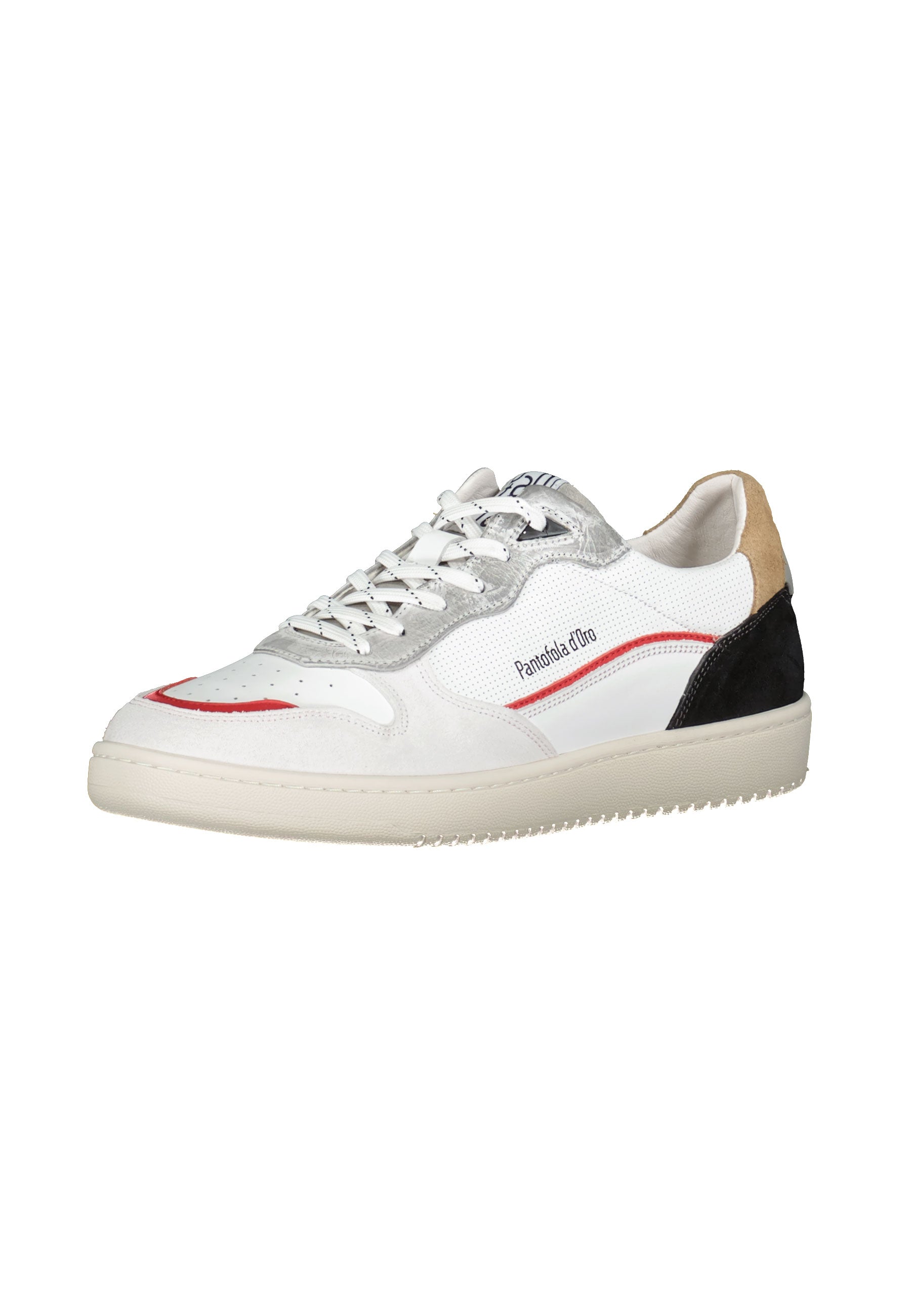 Baveno Low in Bright White Sneakers Pantofola d'Oro   