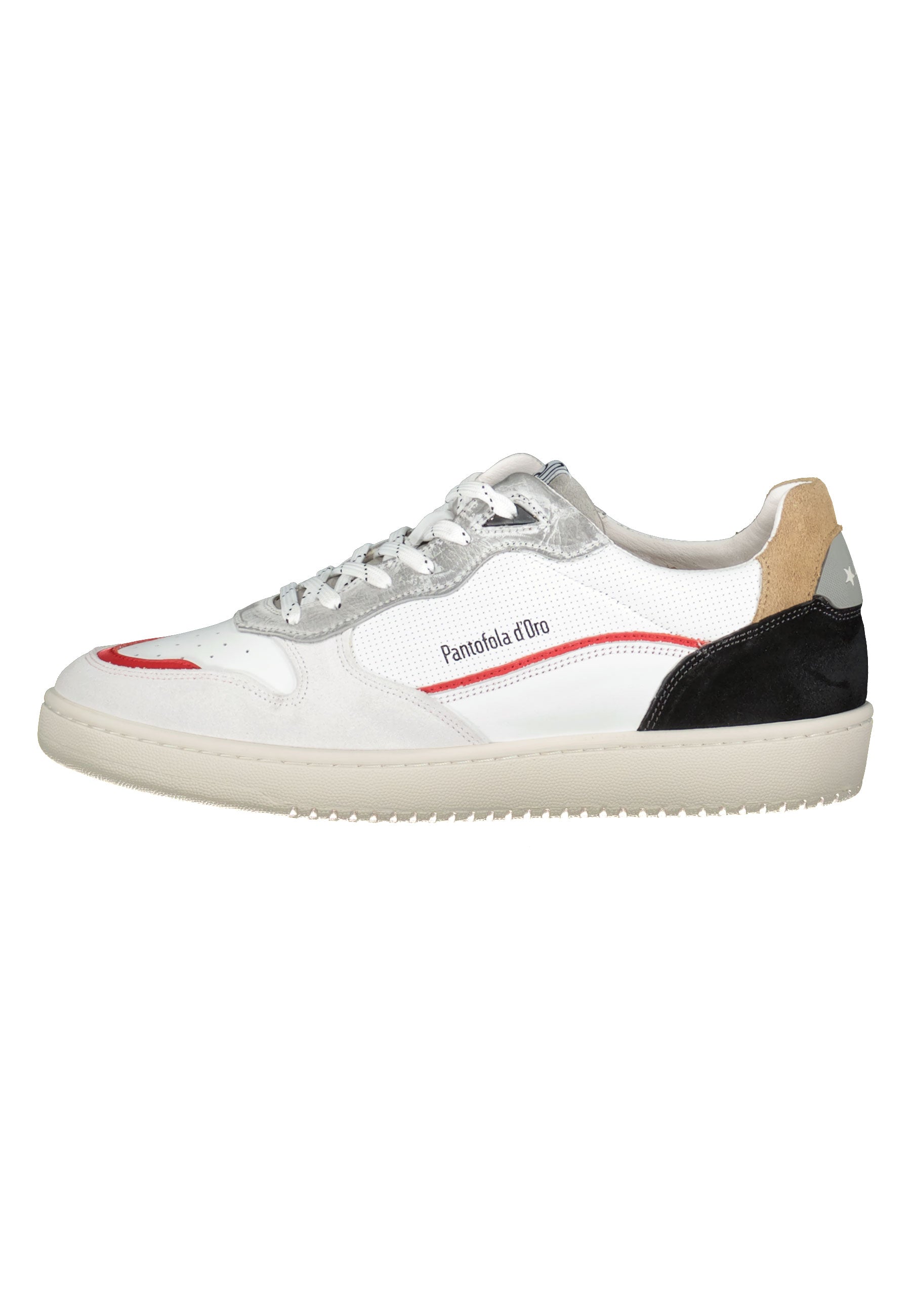 Baveno Low in Bright White Sneakers Pantofola d'Oro   