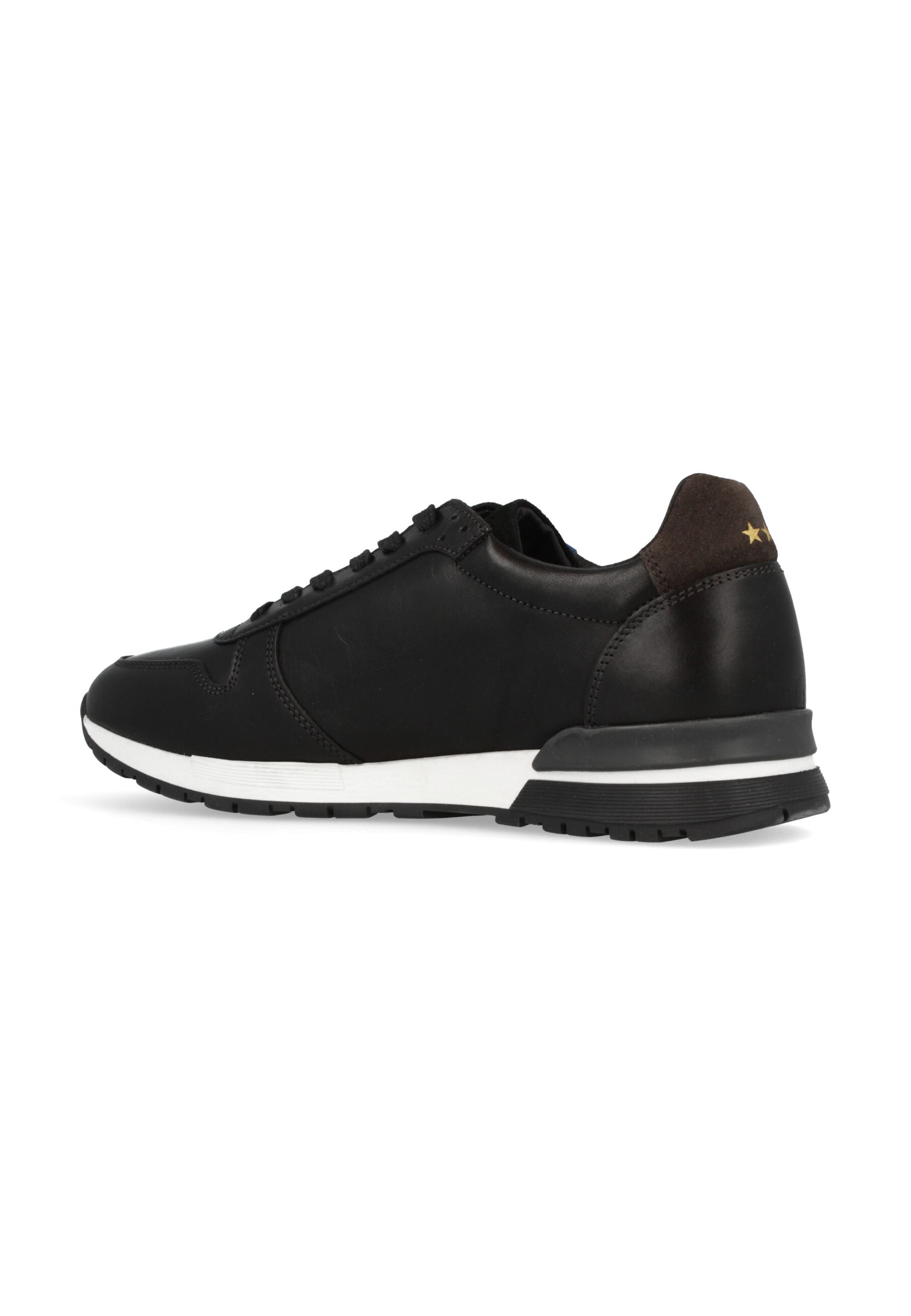 Sangano Low in Black Sneakers Pantofola d'Oro   