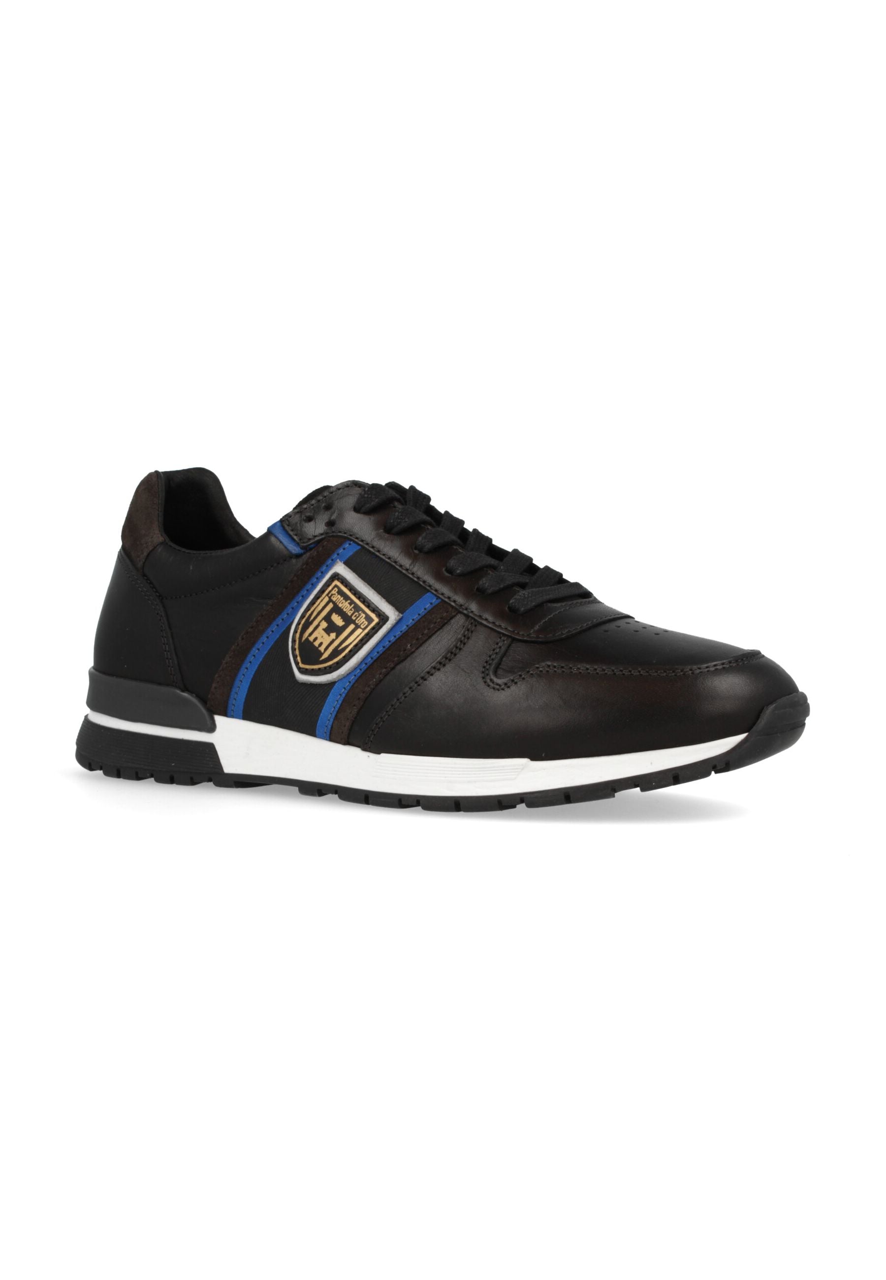 Sangano Low in Black Sneakers Pantofola d'Oro   