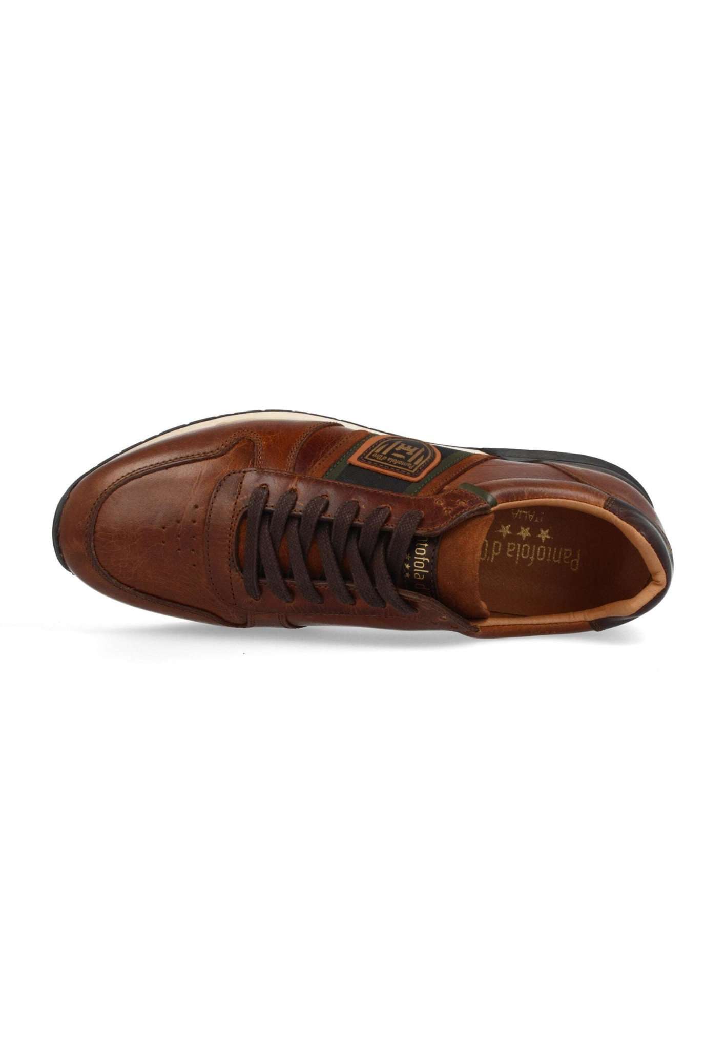 Sangano Low in Tortoise Shell Sneakers Pantofola d'Oro   