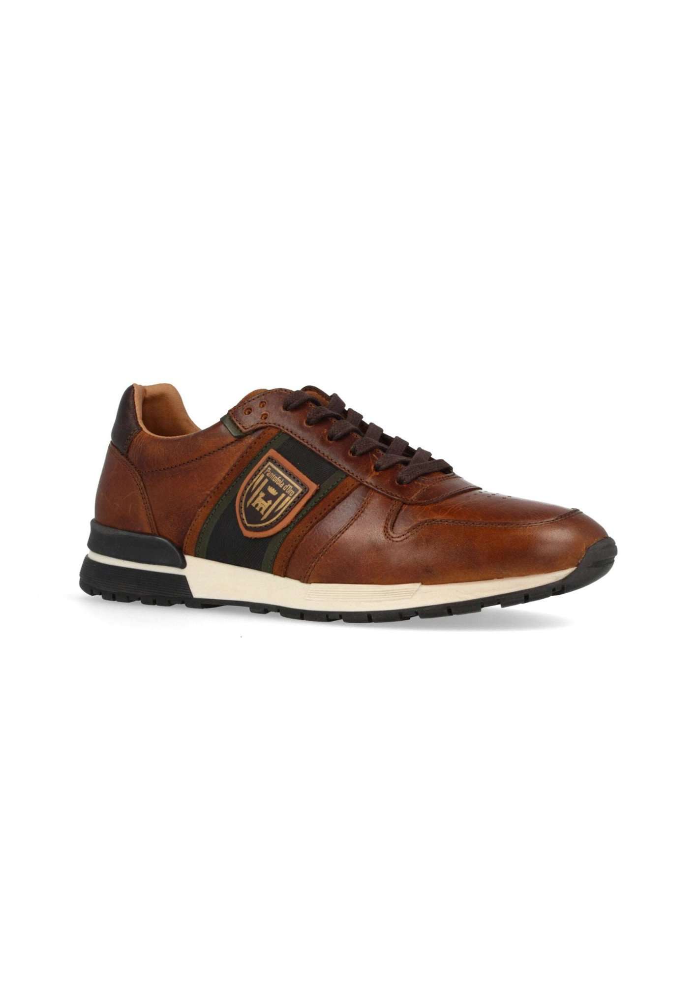 Sangano Low in Tortoise Shell Sneakers Pantofola d'Oro   