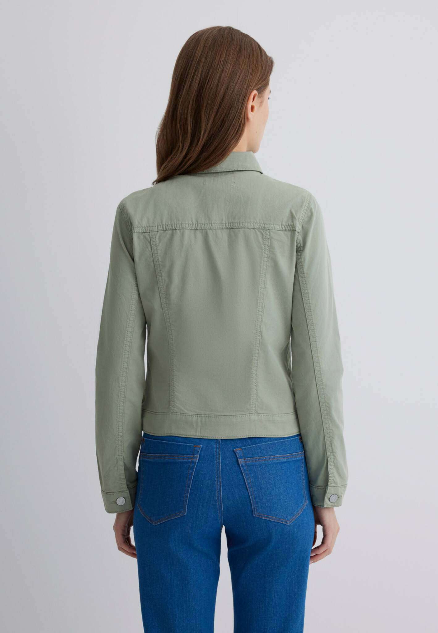 Daisy in Lily Pad Twill Jackets Mavi