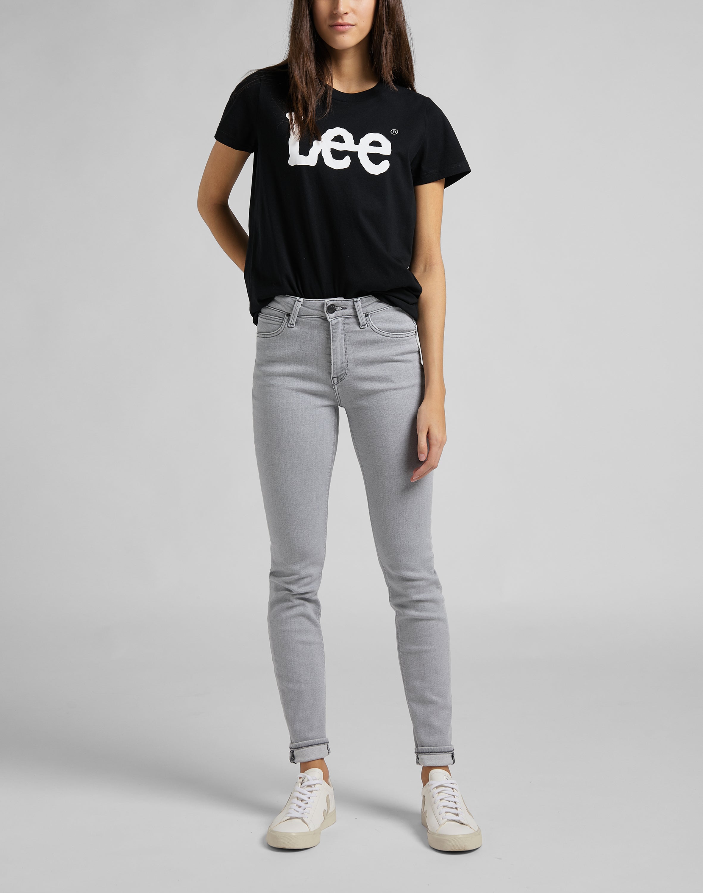 Logo Tee in Black T-Shirts Lee   