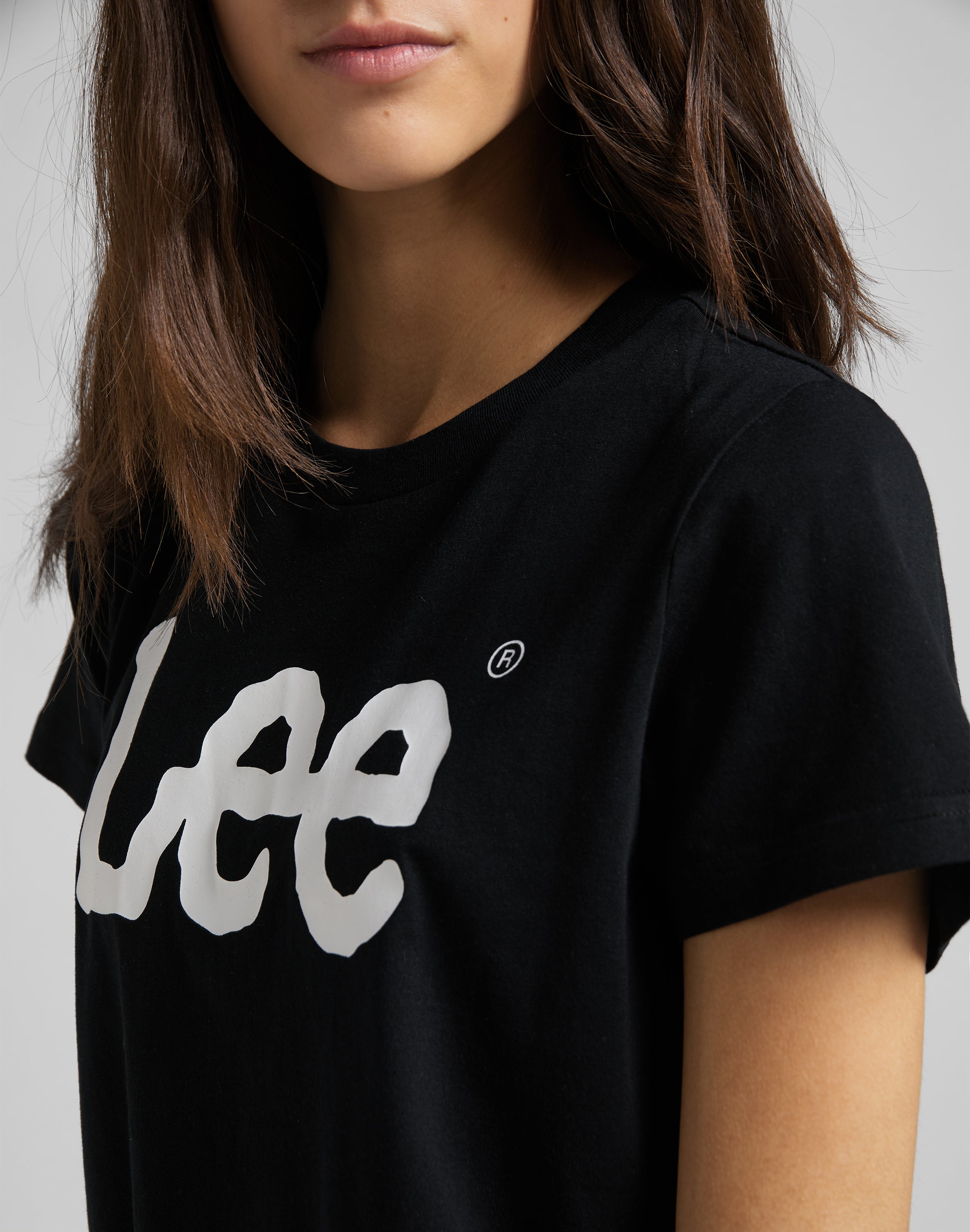 Logo Tee in Black T-Shirts Lee   