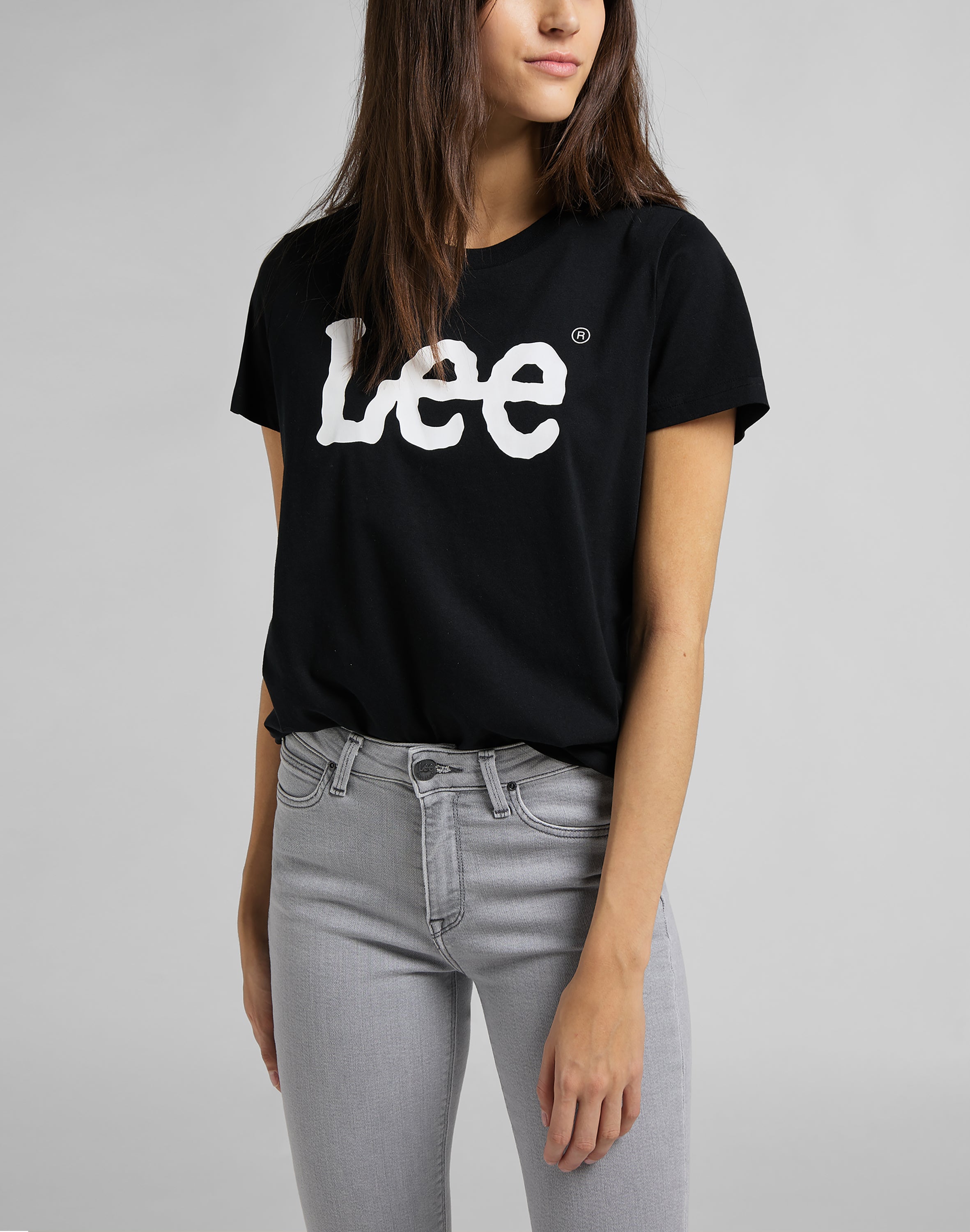 Logo Tee in Black T-Shirts Lee   