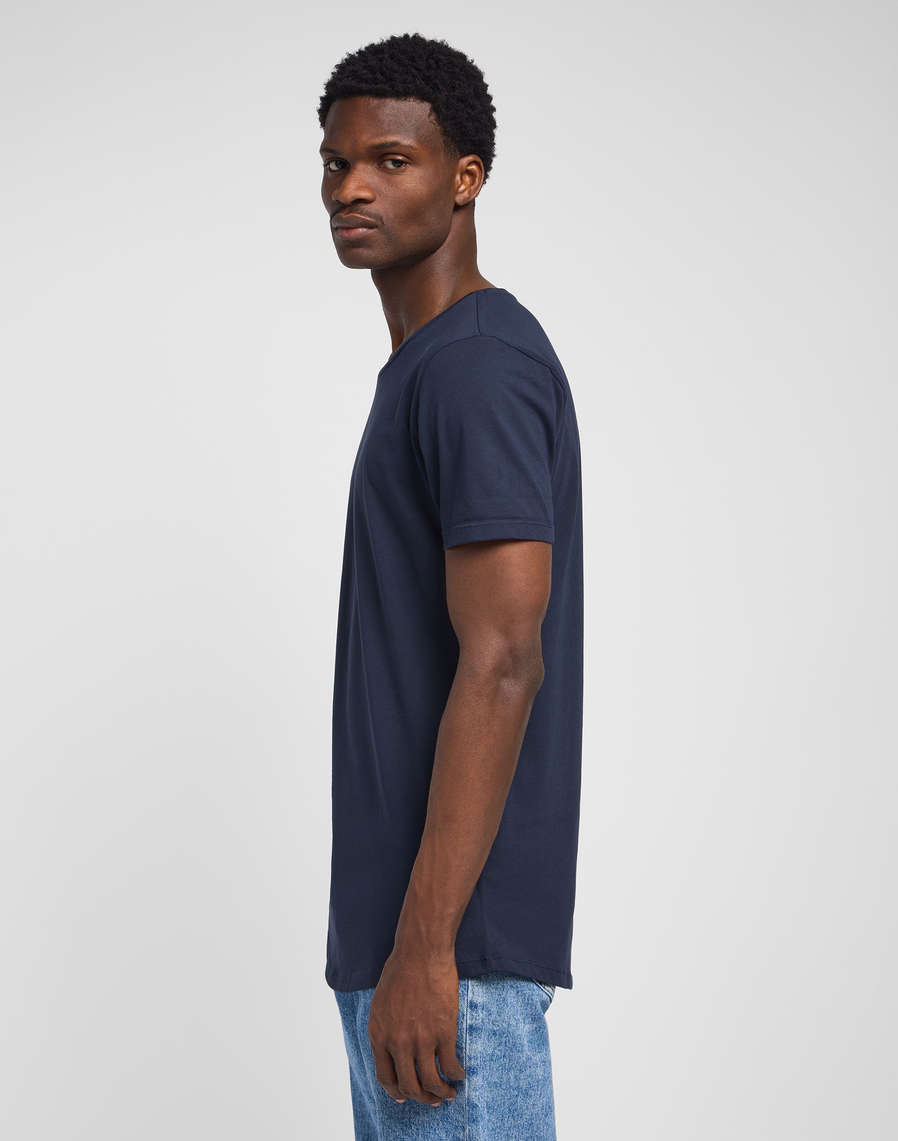 Shaped Tee in Sky Captain T-Shirts Lee