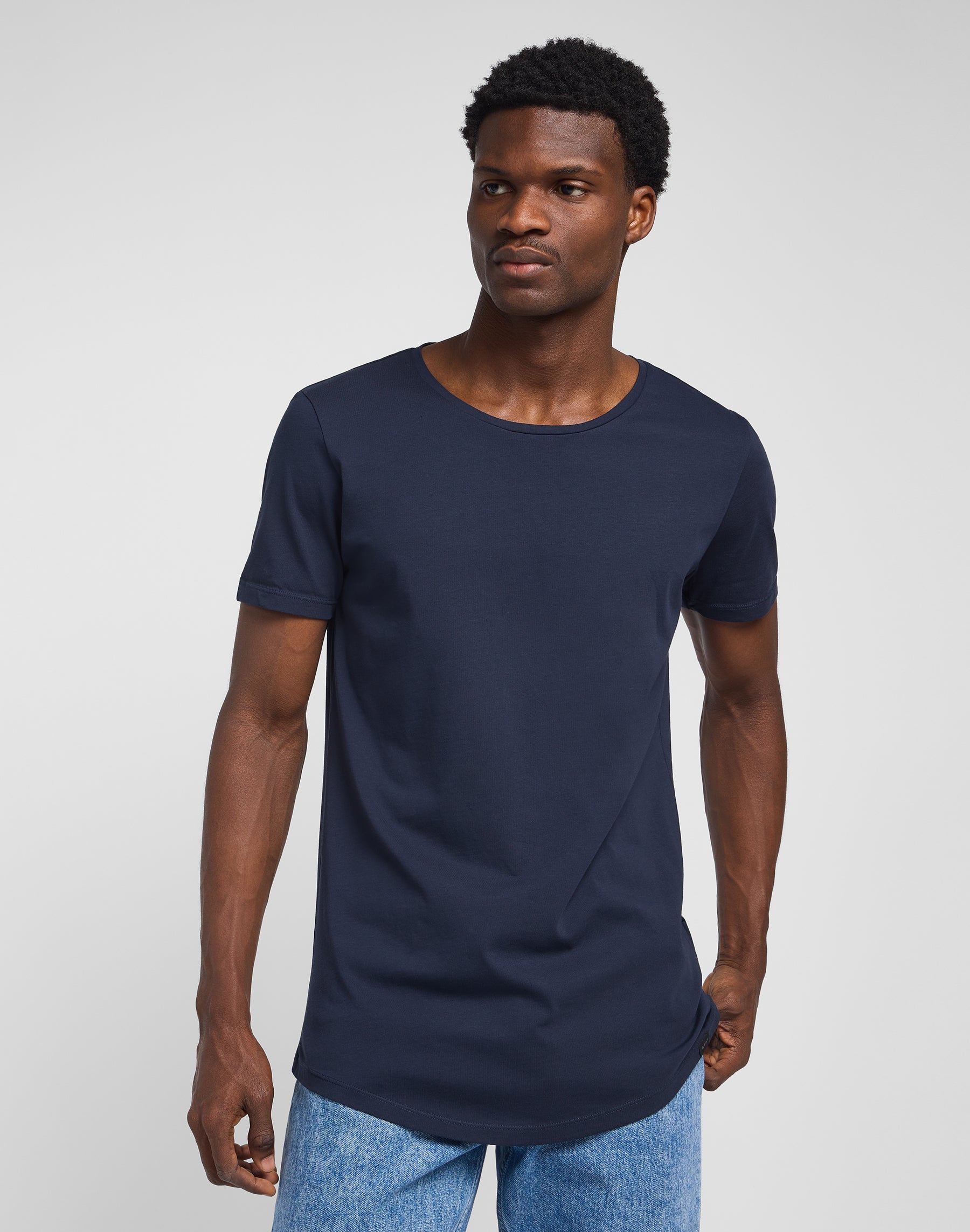 Shaped Tee in Sky Captain T-Shirts Lee