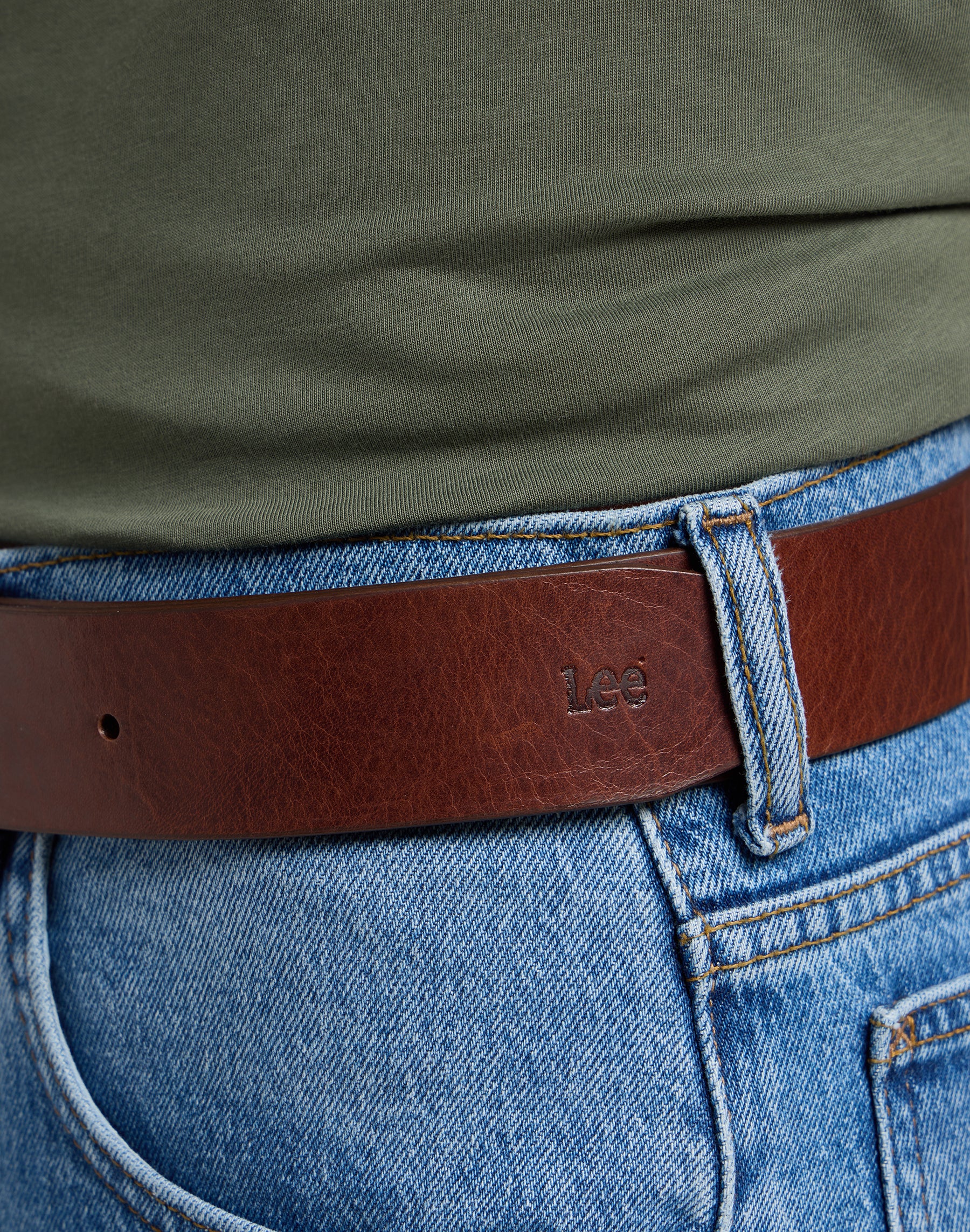 Lee Belt in Dark Brown Belt Lee