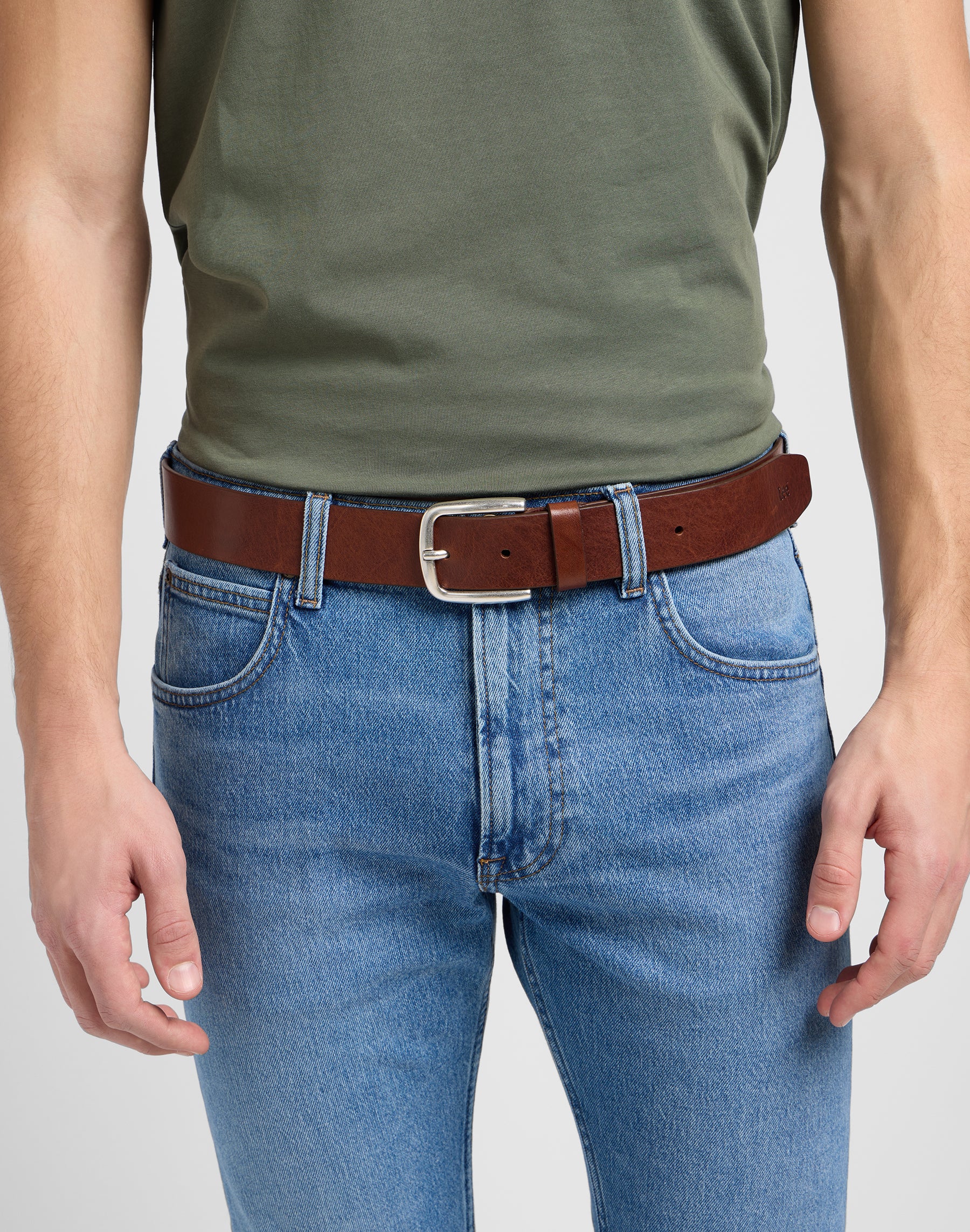 Lee Belt in Dark Brown Belt Lee