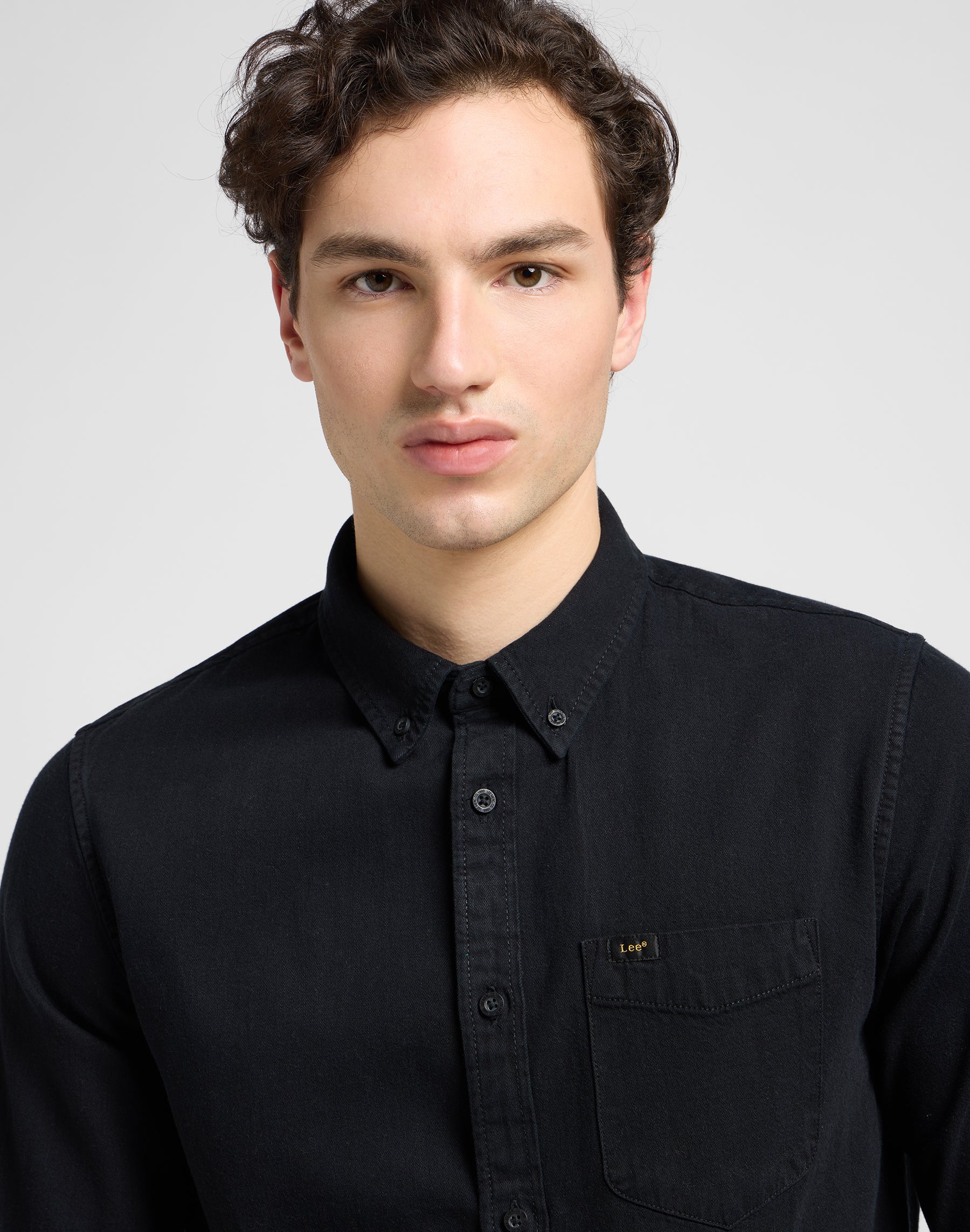 Lee Button Down in Black Shirts Lee