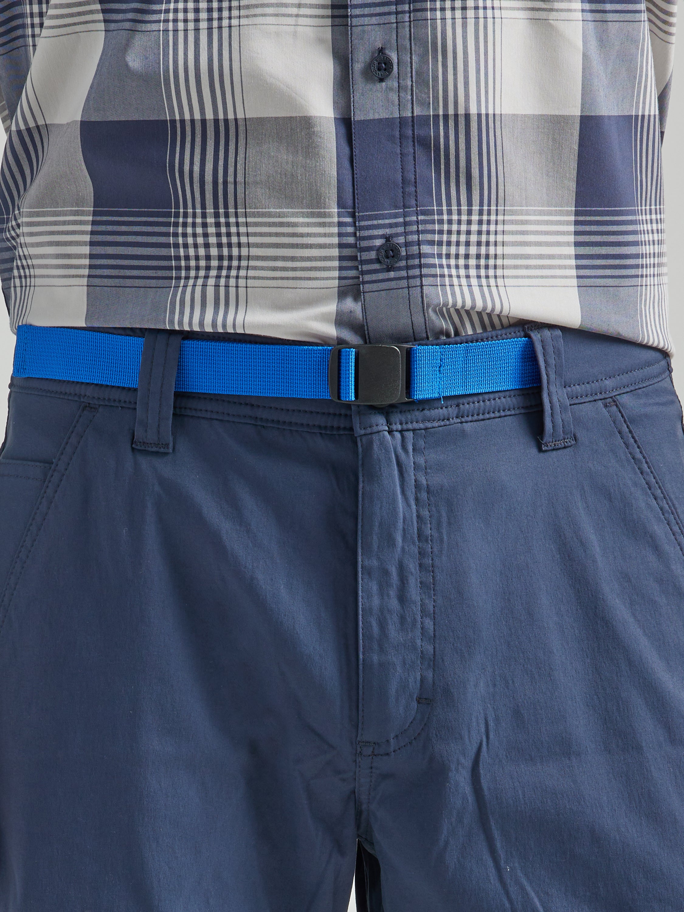 8Pct Belted Short in Blue Nights Shorts Wrangler   