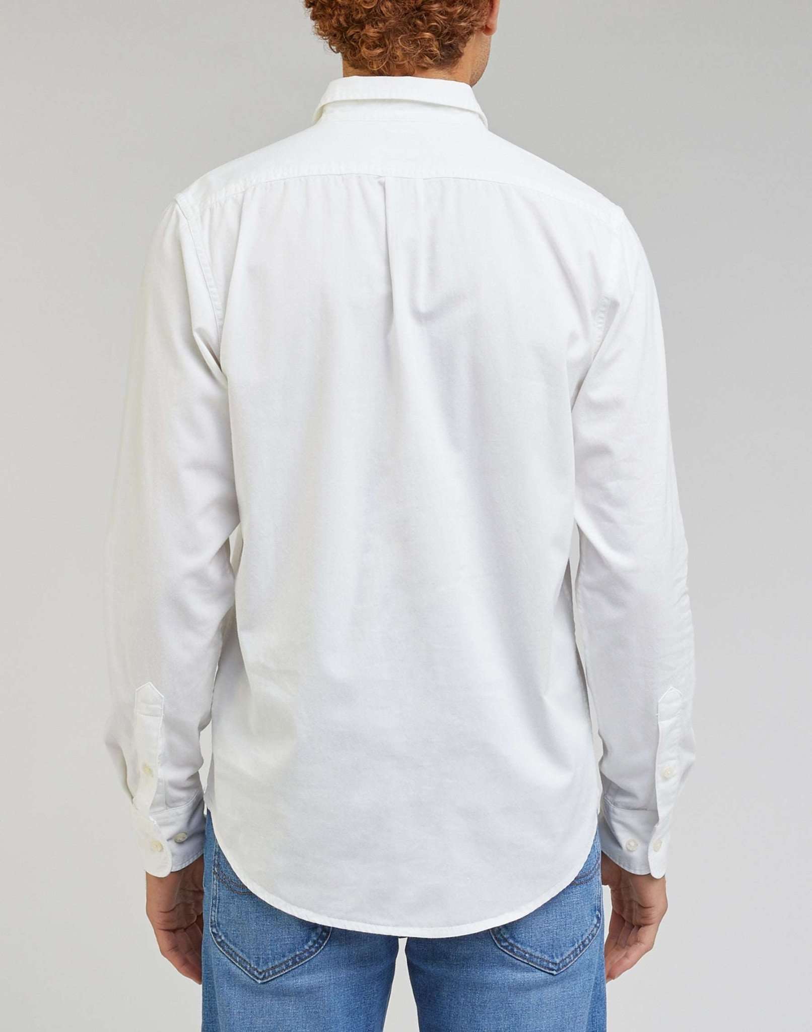 Patch Shirt in Bright White Shirts Lee   