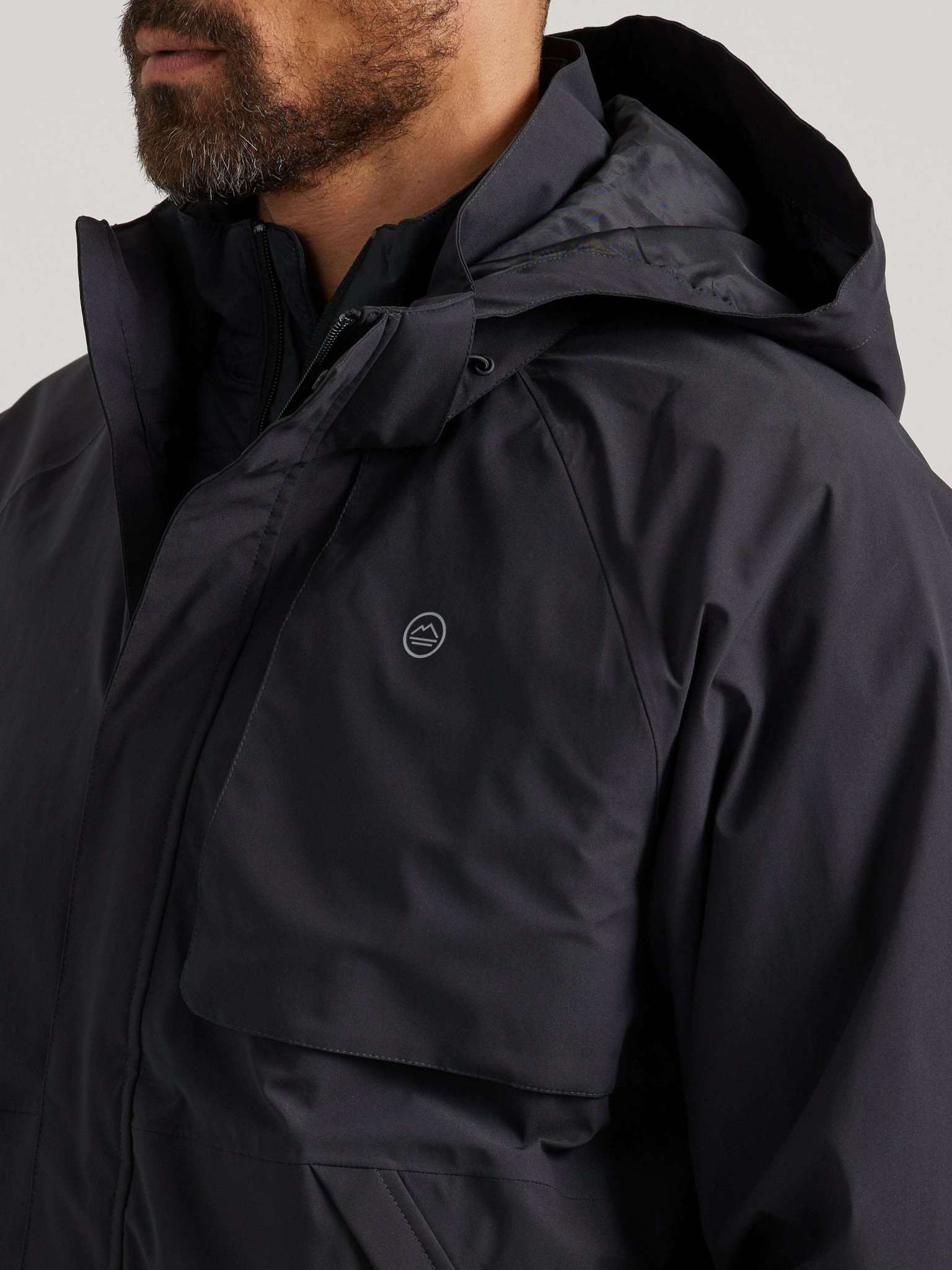 Waterproof Jacket in Jet Black Jackets Wrangler   