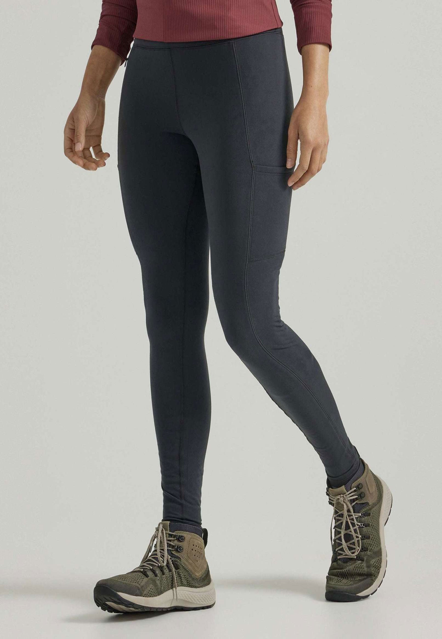 Brushed Back Legging in Jet Black Pants Wrangler   