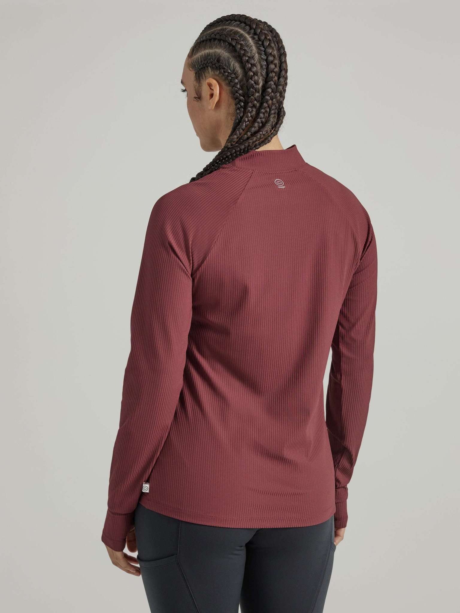 Layering Knit in Red Mahogany Sweater Wrangler   