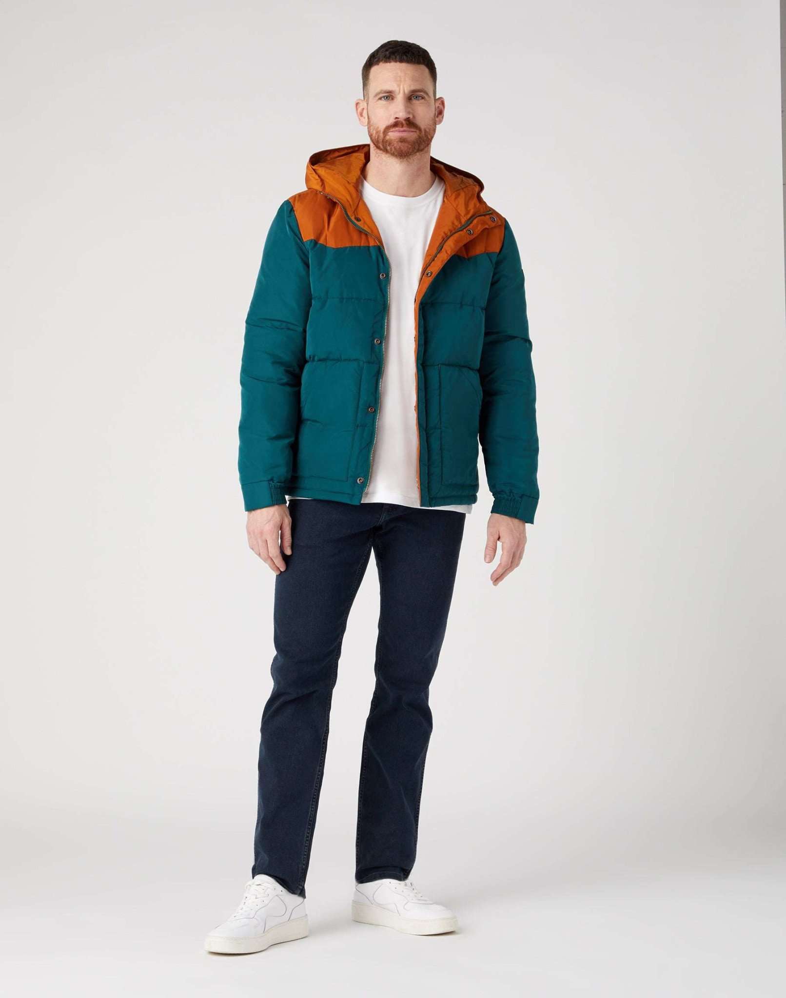 Puffer Jacket in Dark Matcha Jackets Wrangler   