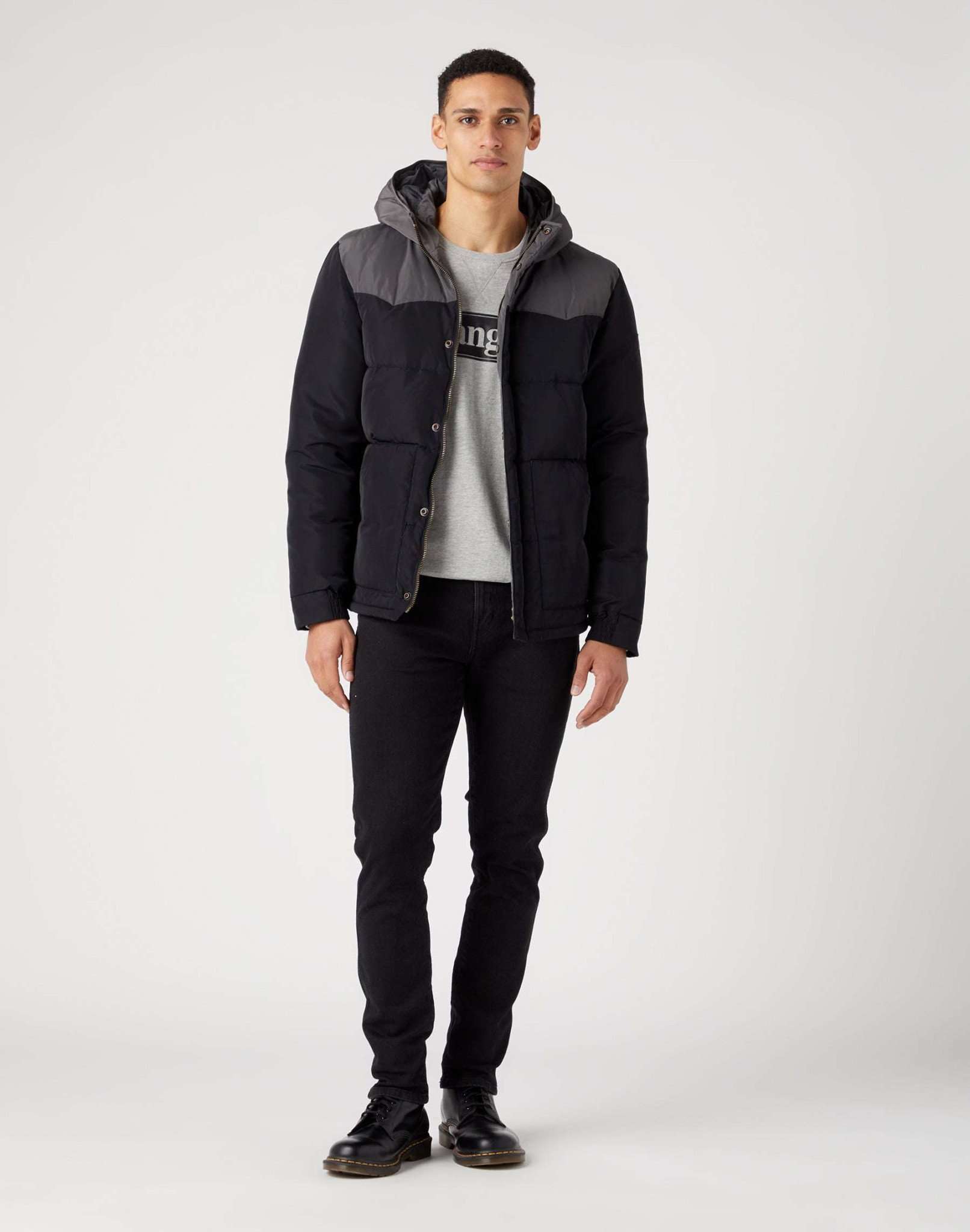 Puffer Jacket in Black Jackets Wrangler   