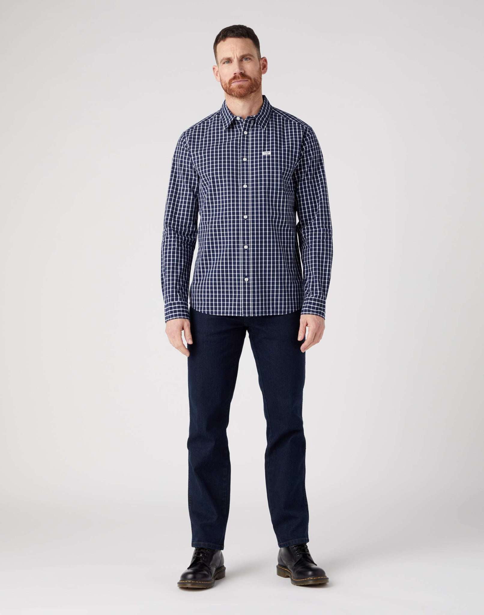 1 Pocket Shirt in True Navy Shirts Wrangler   