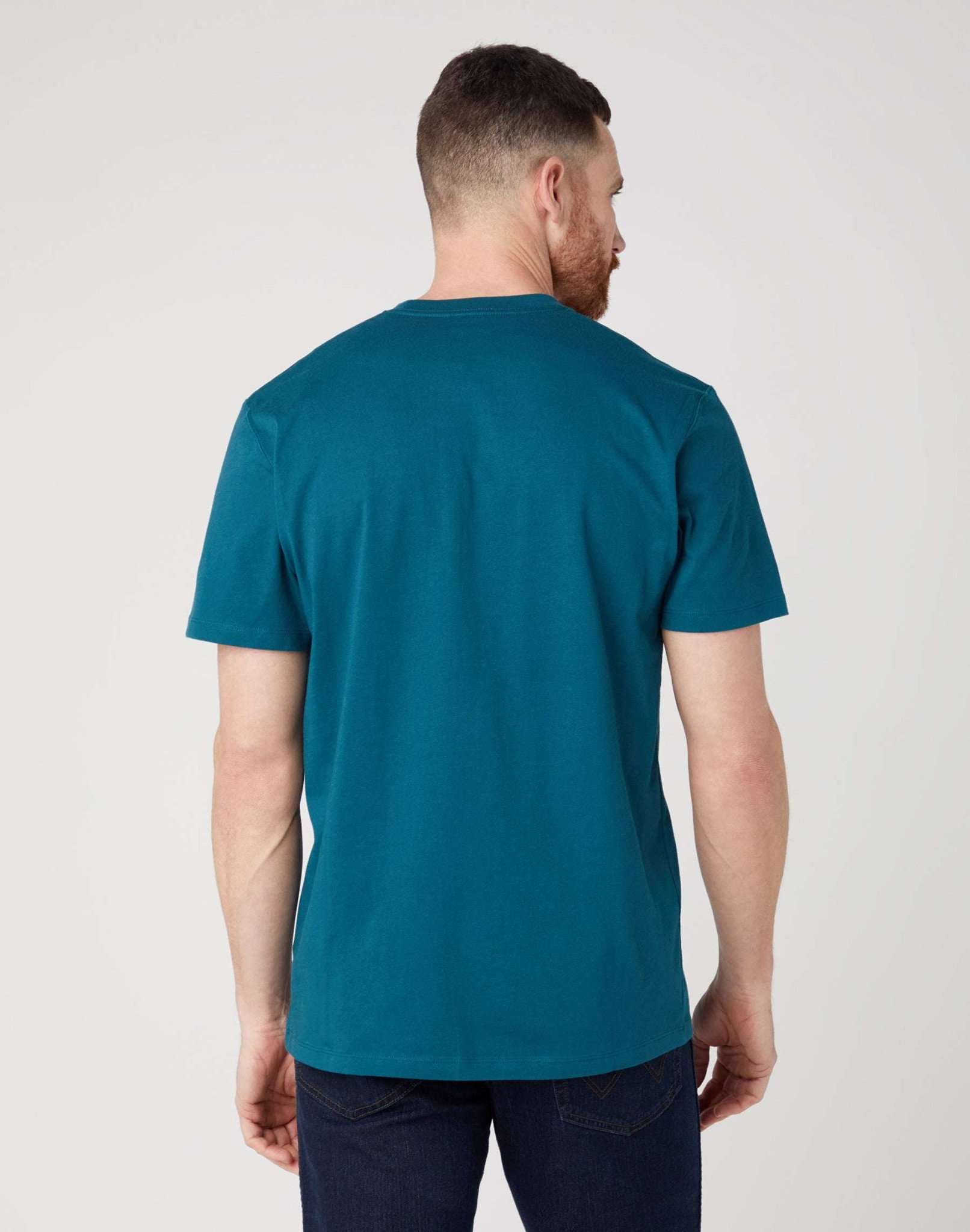 Wrangler Tee in Deep Teal Green T-Shirts Wrangler   