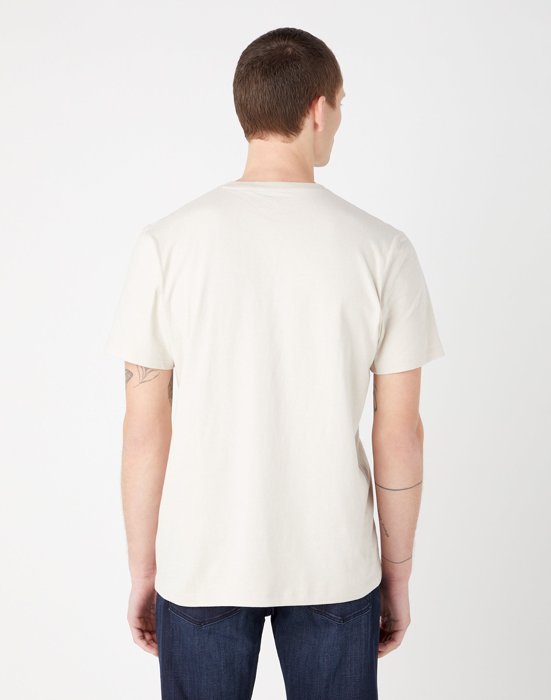 Graphic Logo Tee in Rainy Day T-Shirts Wrangler   