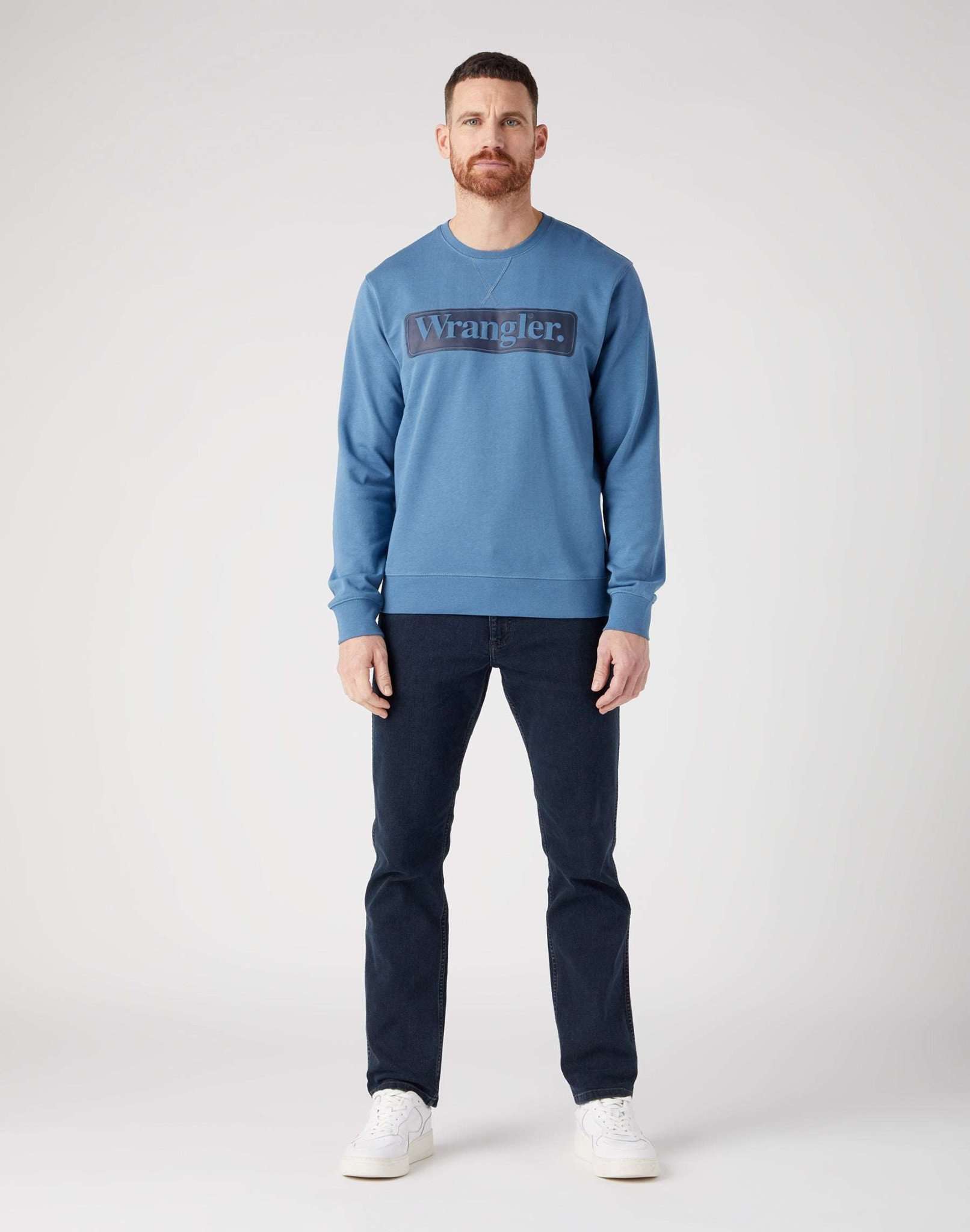 Seasonal Crew in Captains Blue Sweatshirts Wrangler   