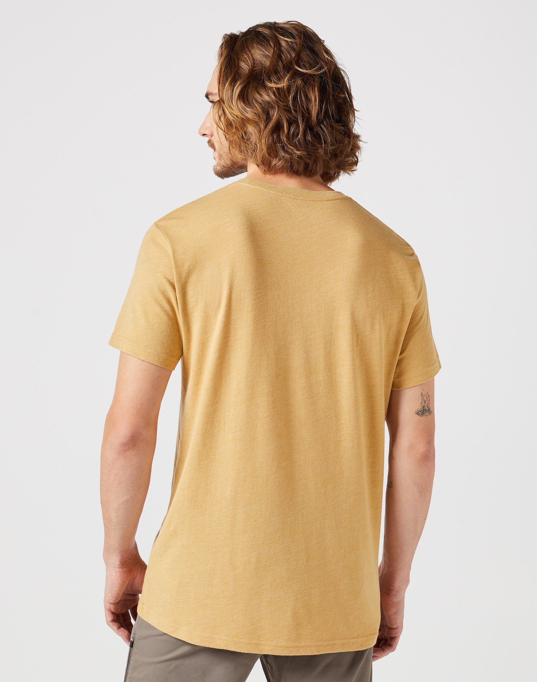 Logo Tee in Antelope T-Shirts Wrangler   