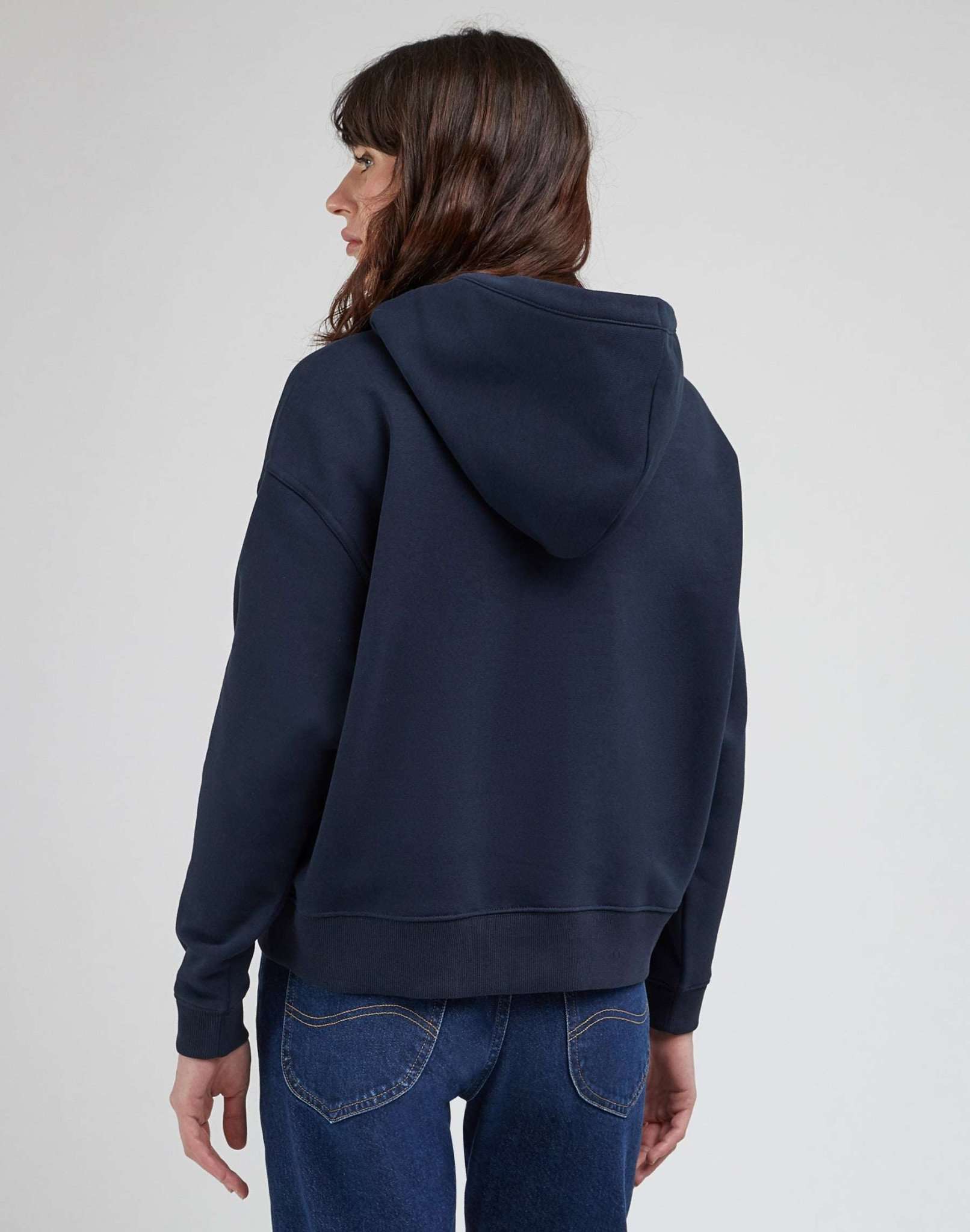 Essential Hoodie in Unionall Blk Hooded Sweater Lee   