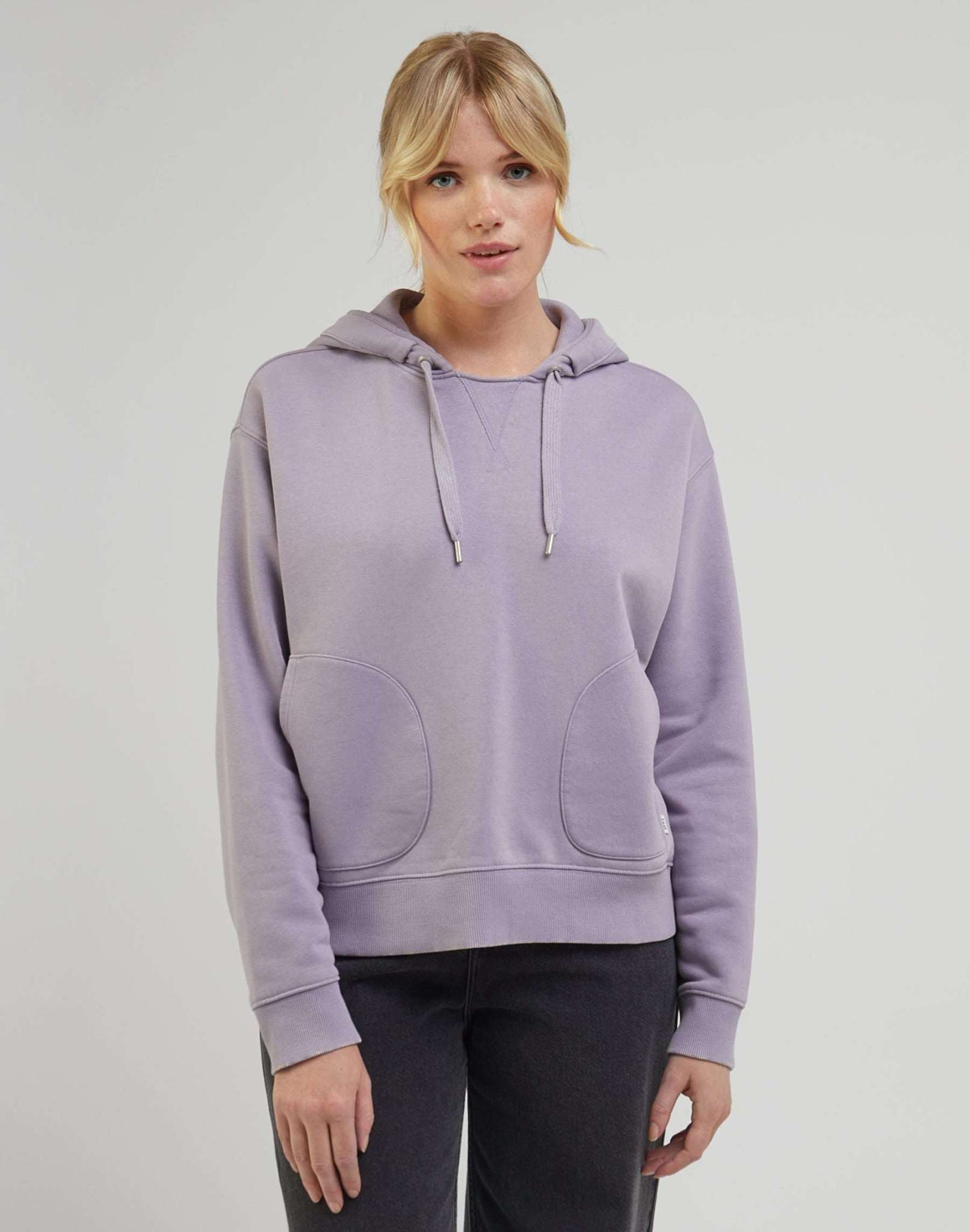 Relaxed Hoodie in Jazzy Purple Hooded Sweater Lee   