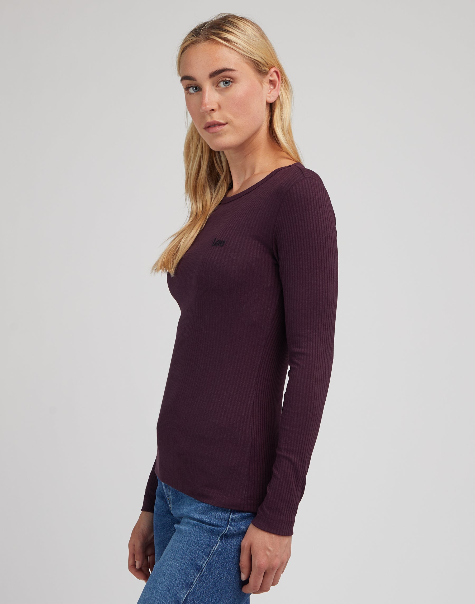 Longsleeve Rib Tee in Rodeo T-Shirts Lee   