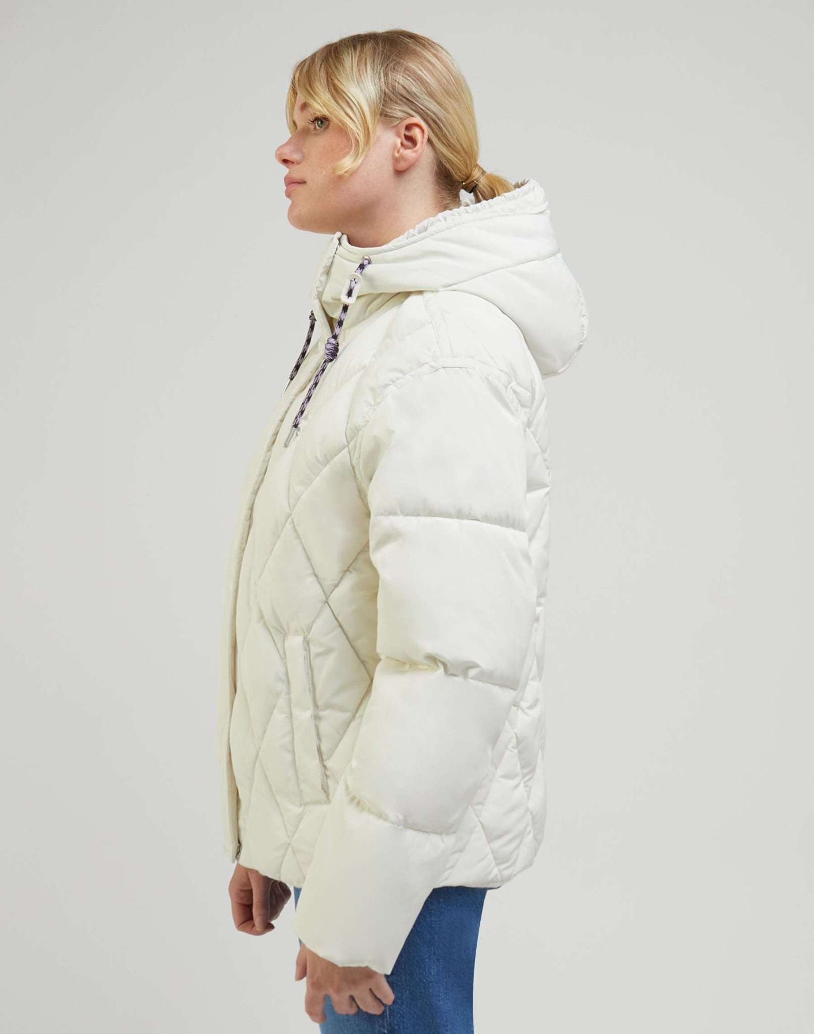 Short puffer in ecru jackets Lee   