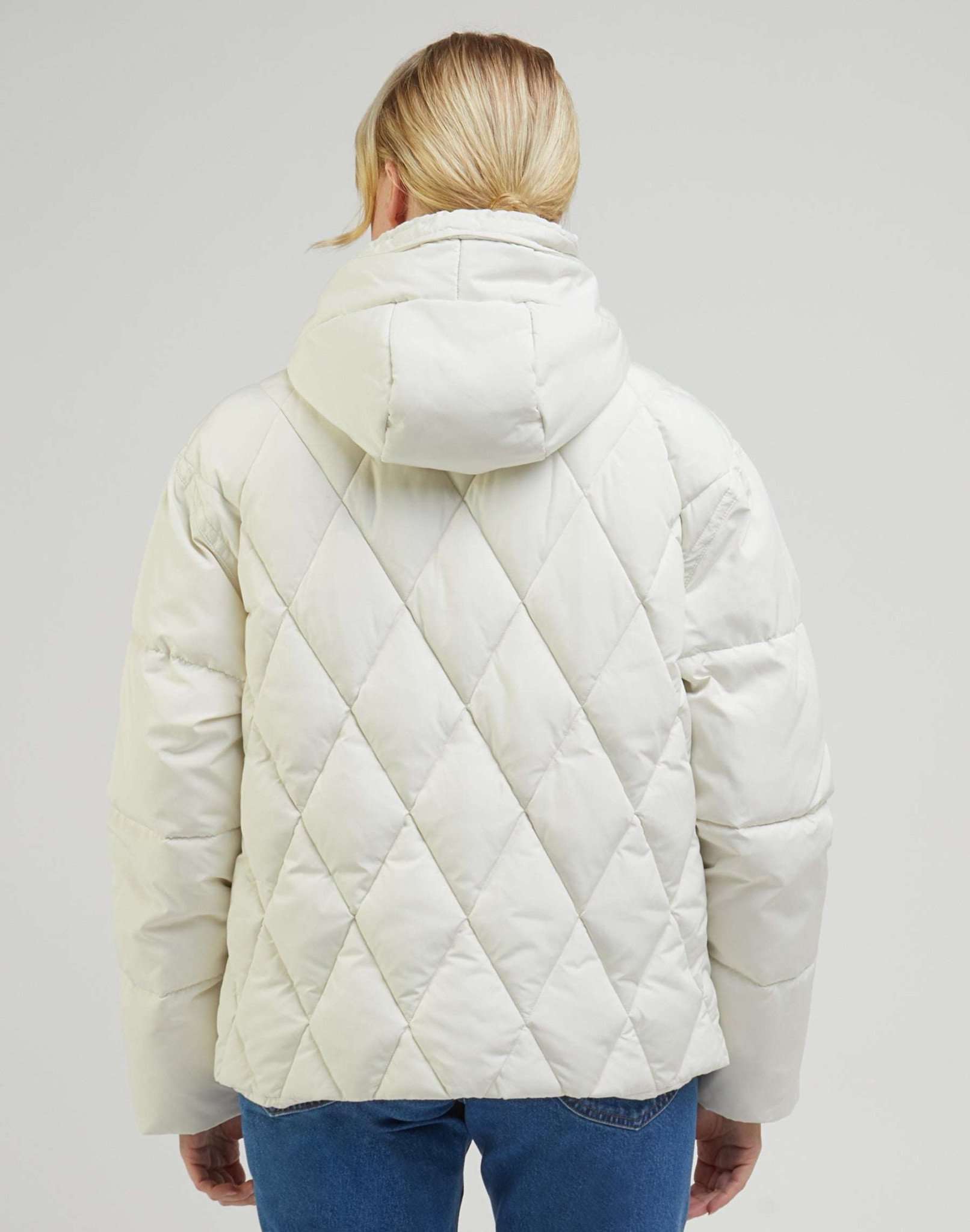 Short puffer in ecru jackets Lee   