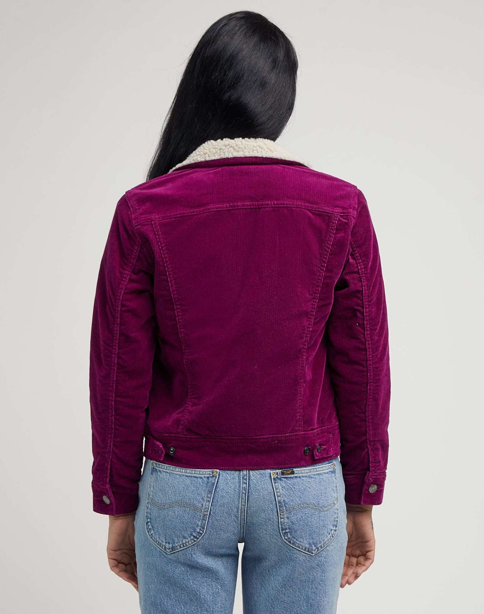 Sherpa Rider Jacket in Foxy Violet Jackets Lee   