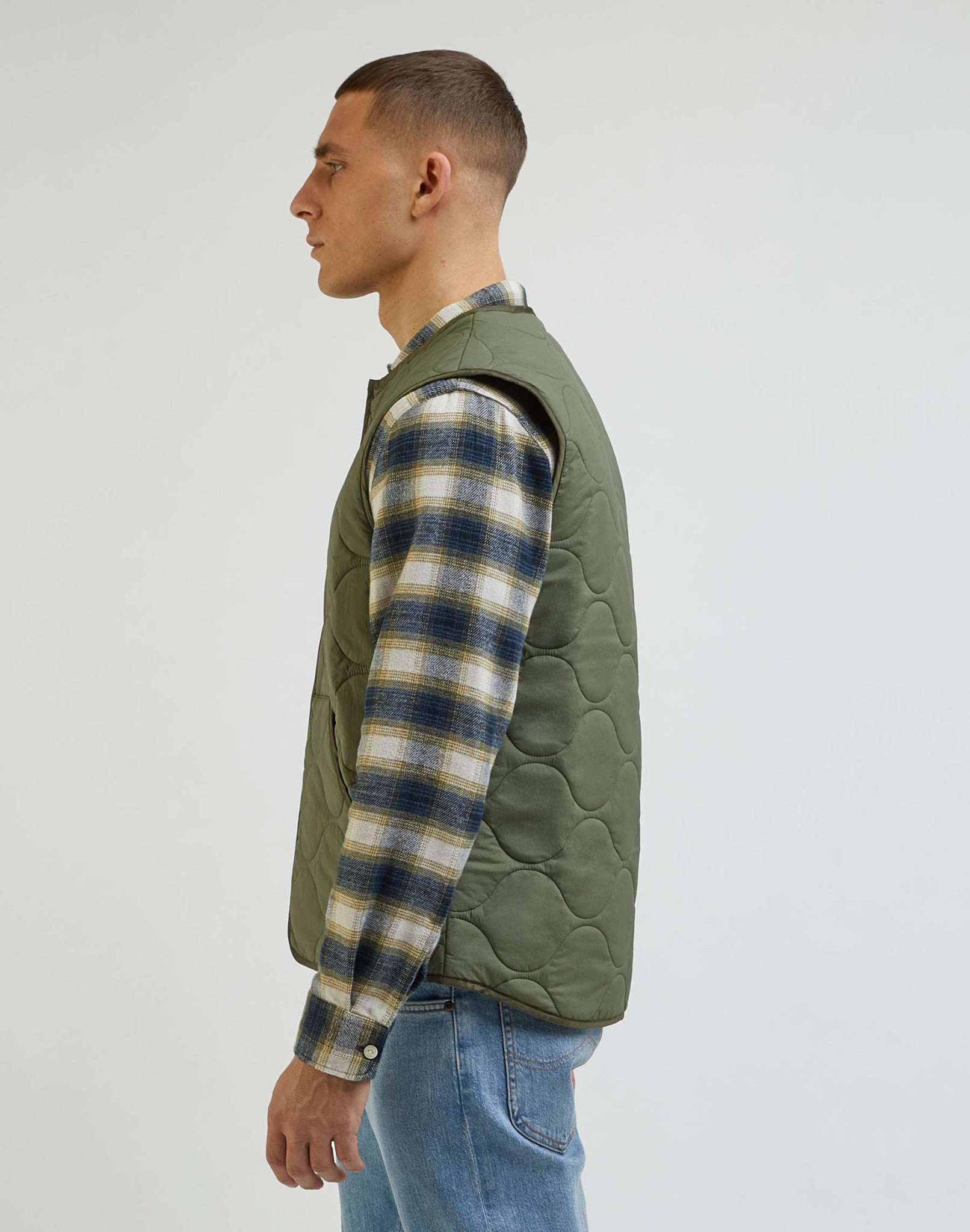 Vest in Olive Grove Jackets Lee   