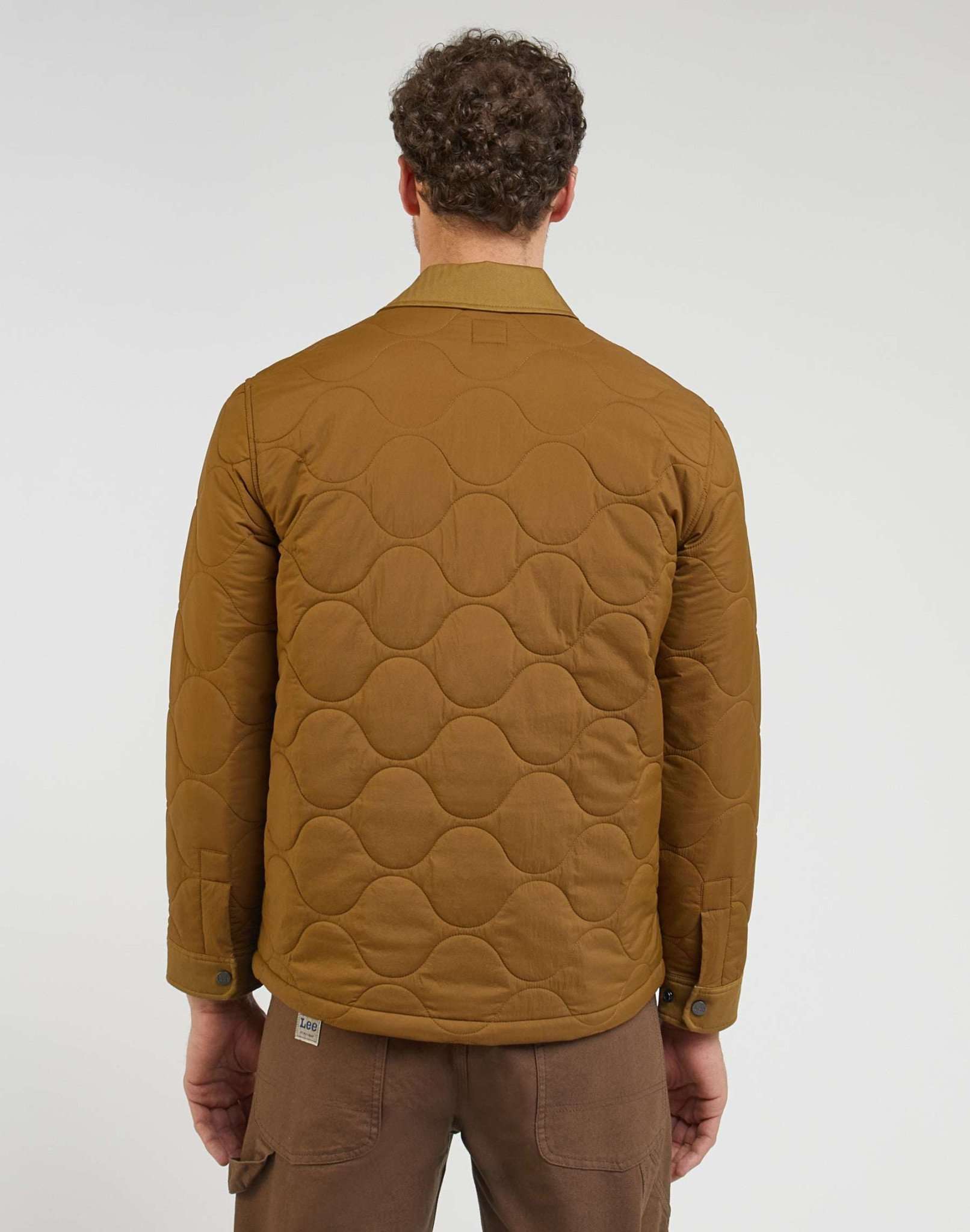 Quilted Overshirt in Tumbleweed Jackets Lee   