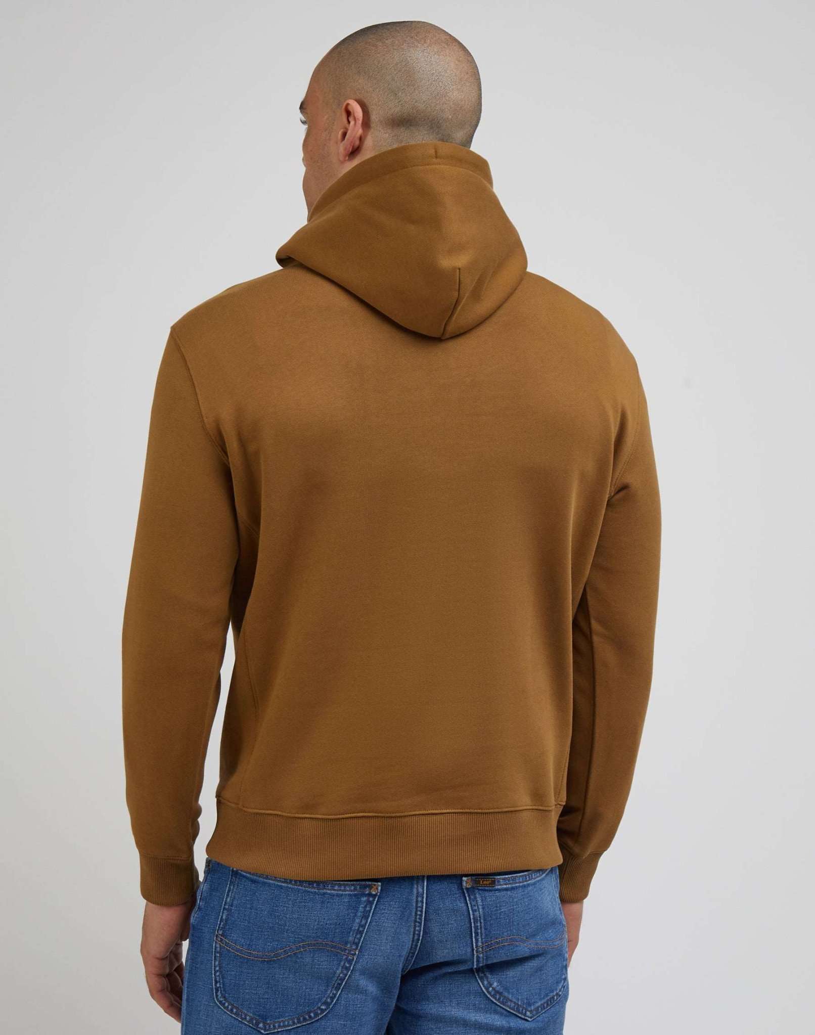 Plain Hoodie in Tumbleweed Hooded Sweater Lee   